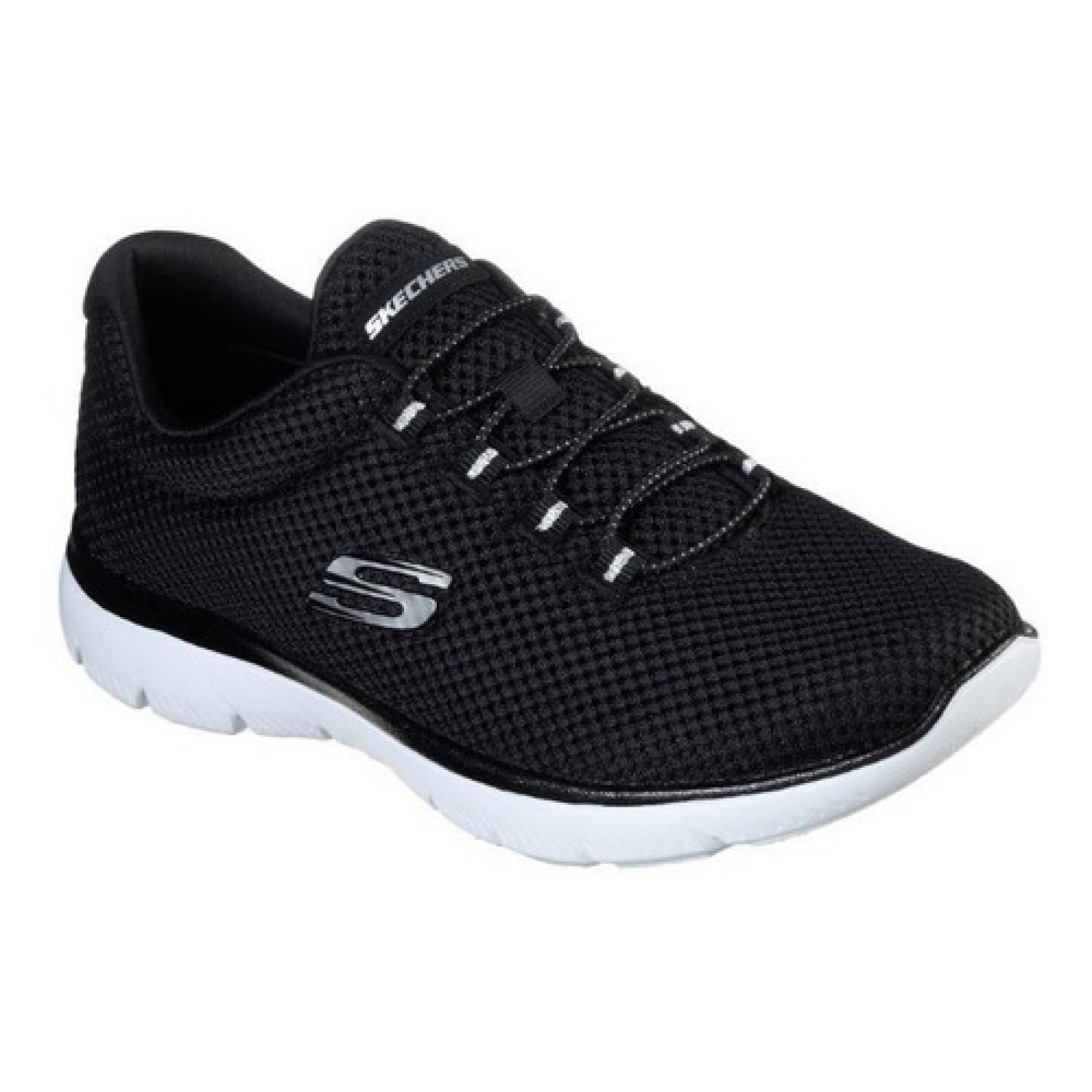 Tenis Skechers Mujer Memory Foam 12985bkw