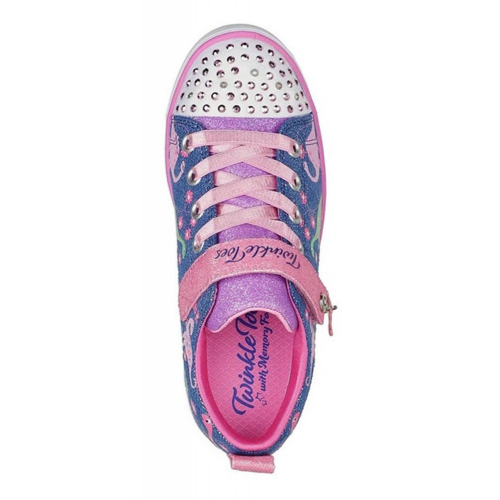 Tenis Skechers Niñas Twinkle Toes Con Luces 314764lnvmt