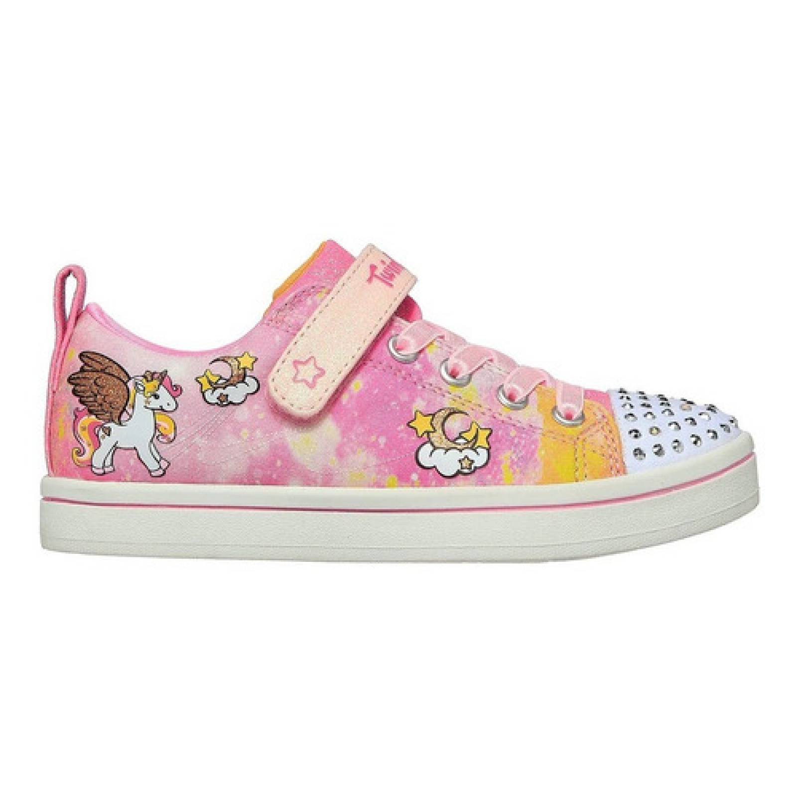Tenis Skechers Niña Twinkle Toes Luces 314848lhpmt