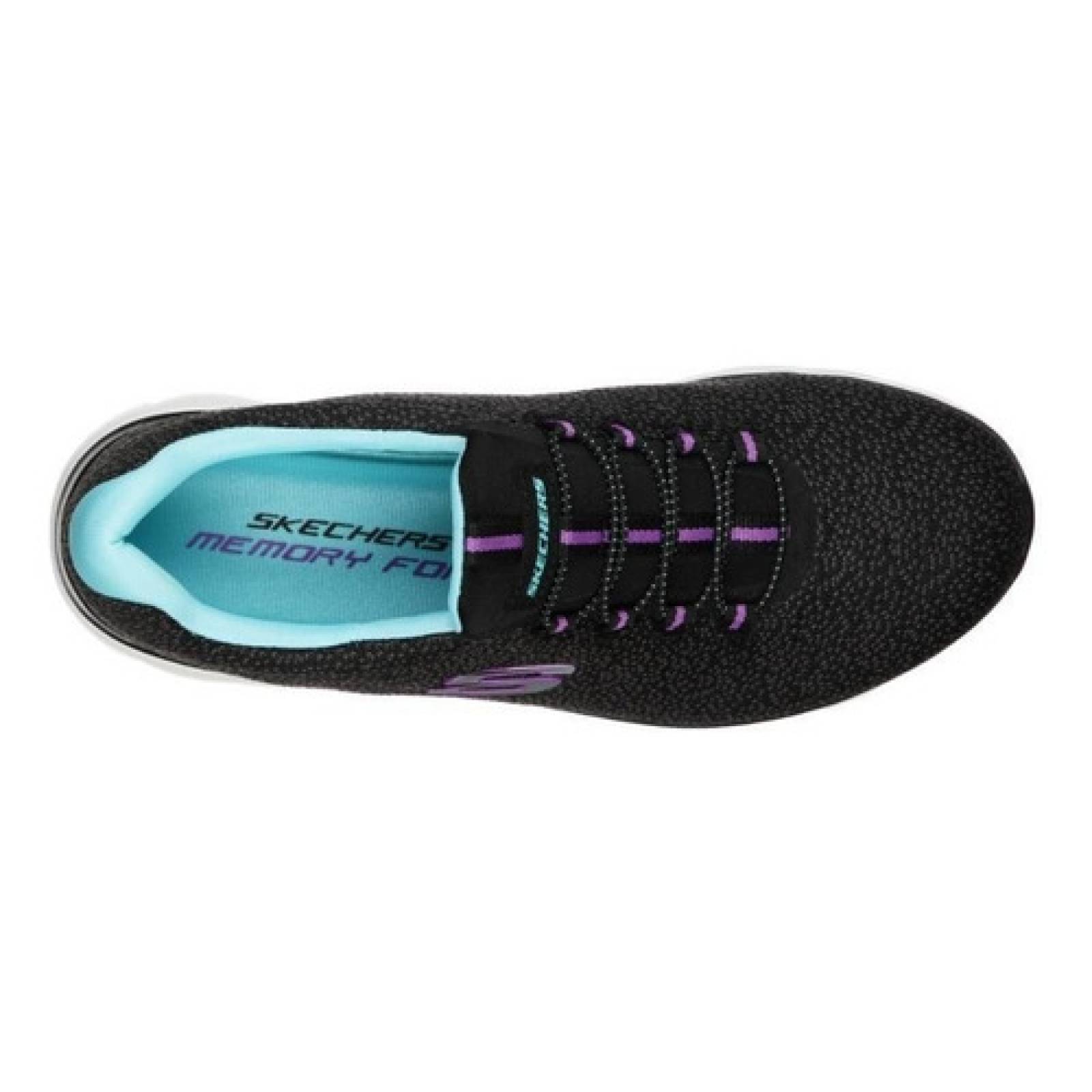 Tenis Skechers Mujer Memory Foam 12998bklb