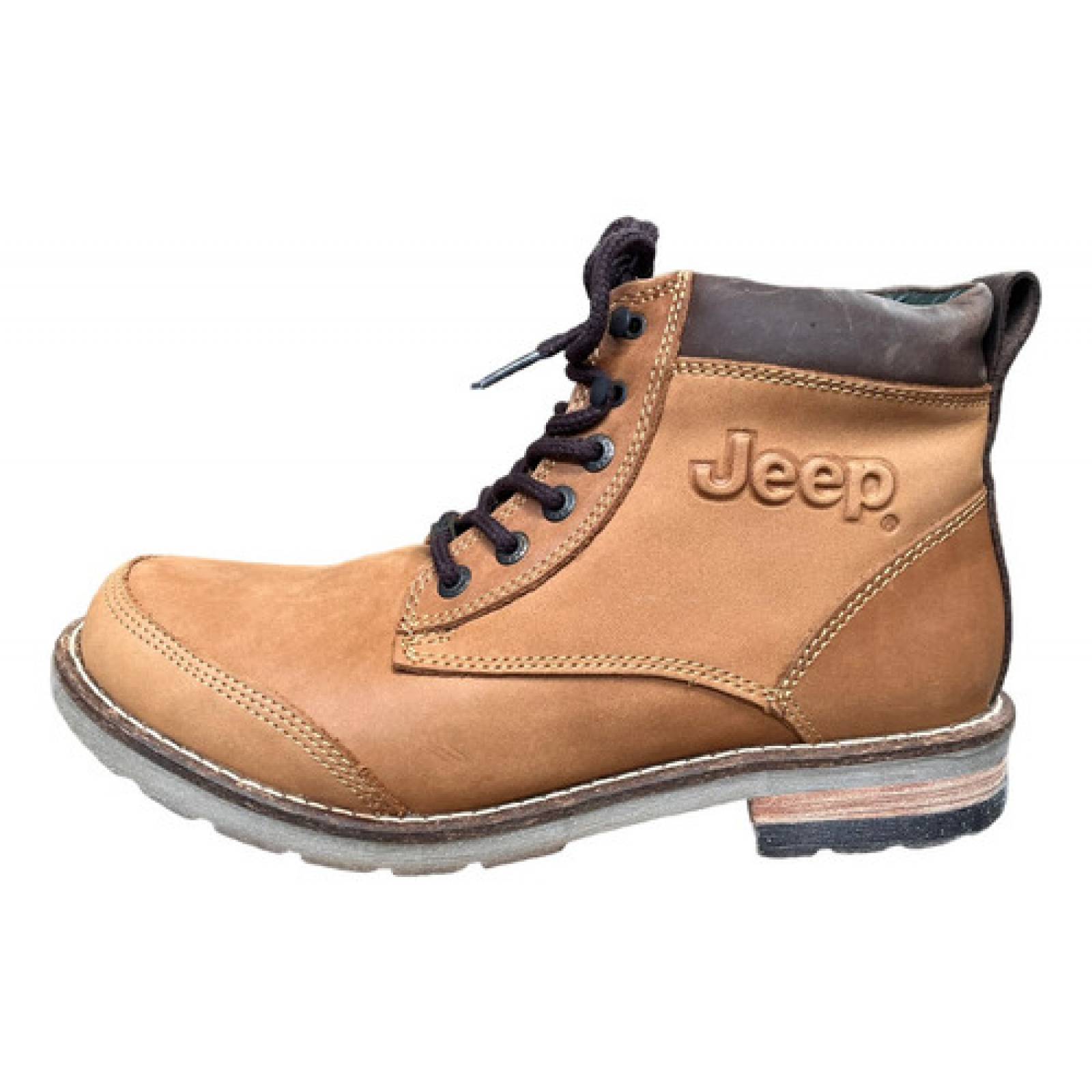 Botas Jeep Hombre Outdoor Piel 6238mie