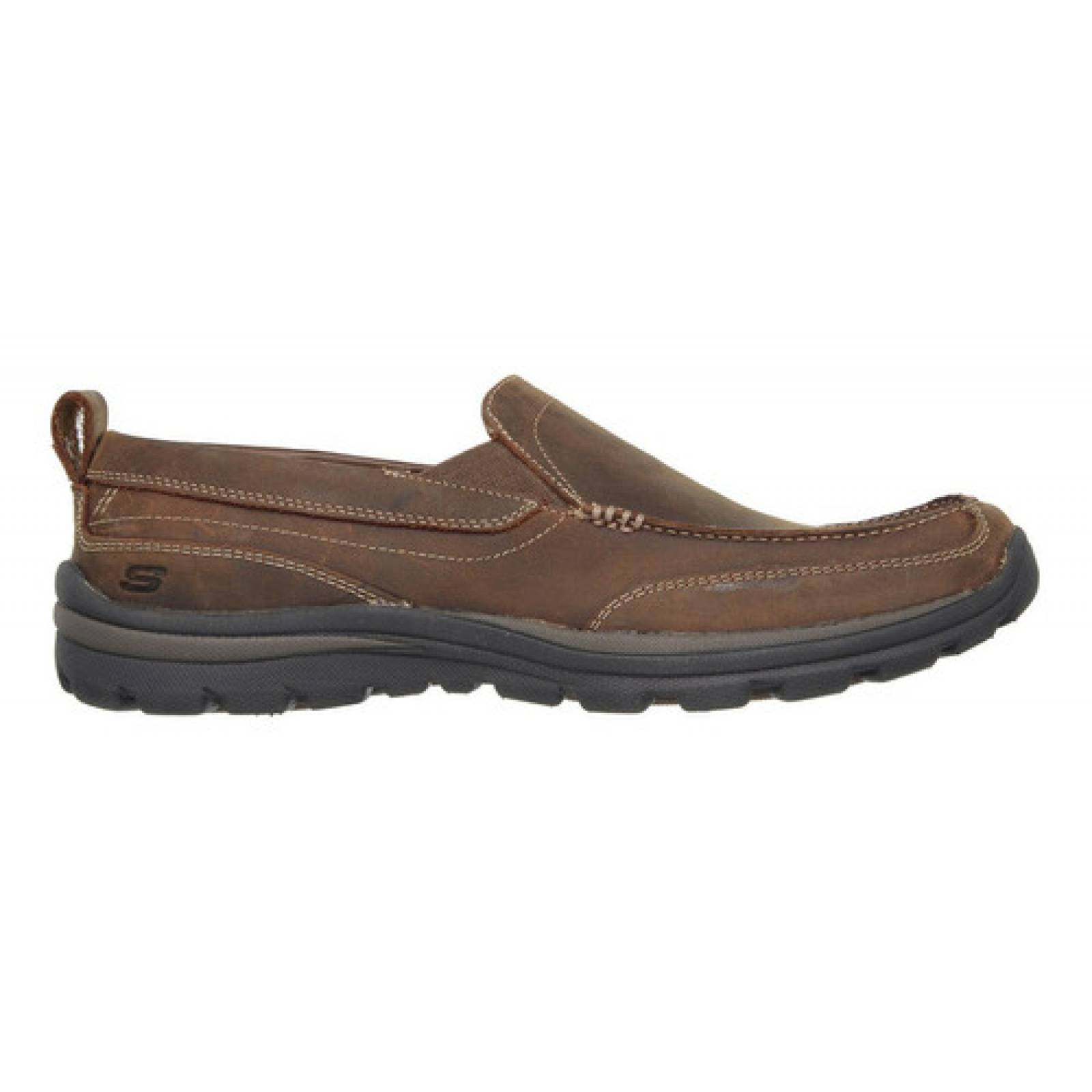 Zapatos Skechers Hombre Memory Foam Relaxed Fit Piel 63697