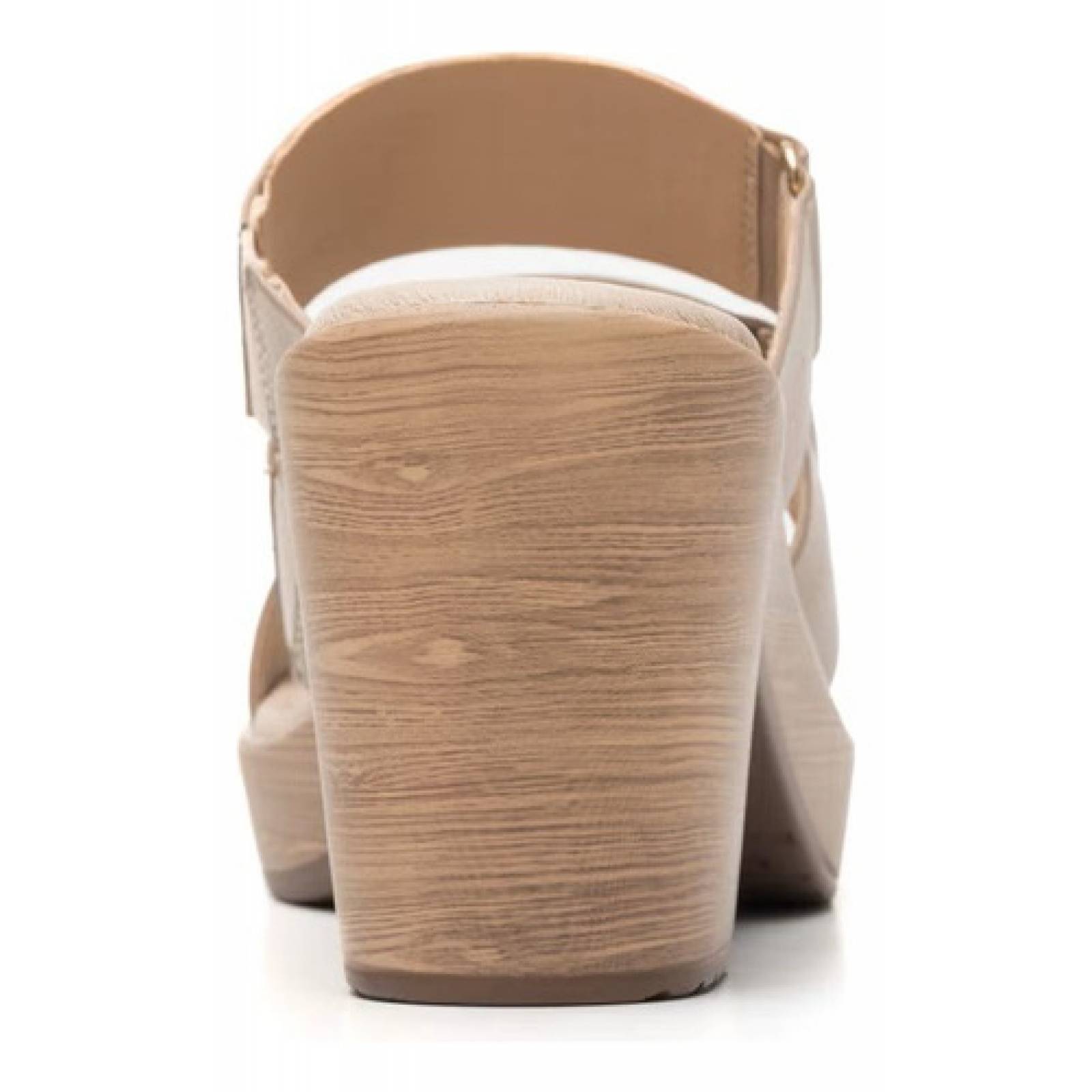 Sandalia Flexi Mujer Casual De Tacón 102922