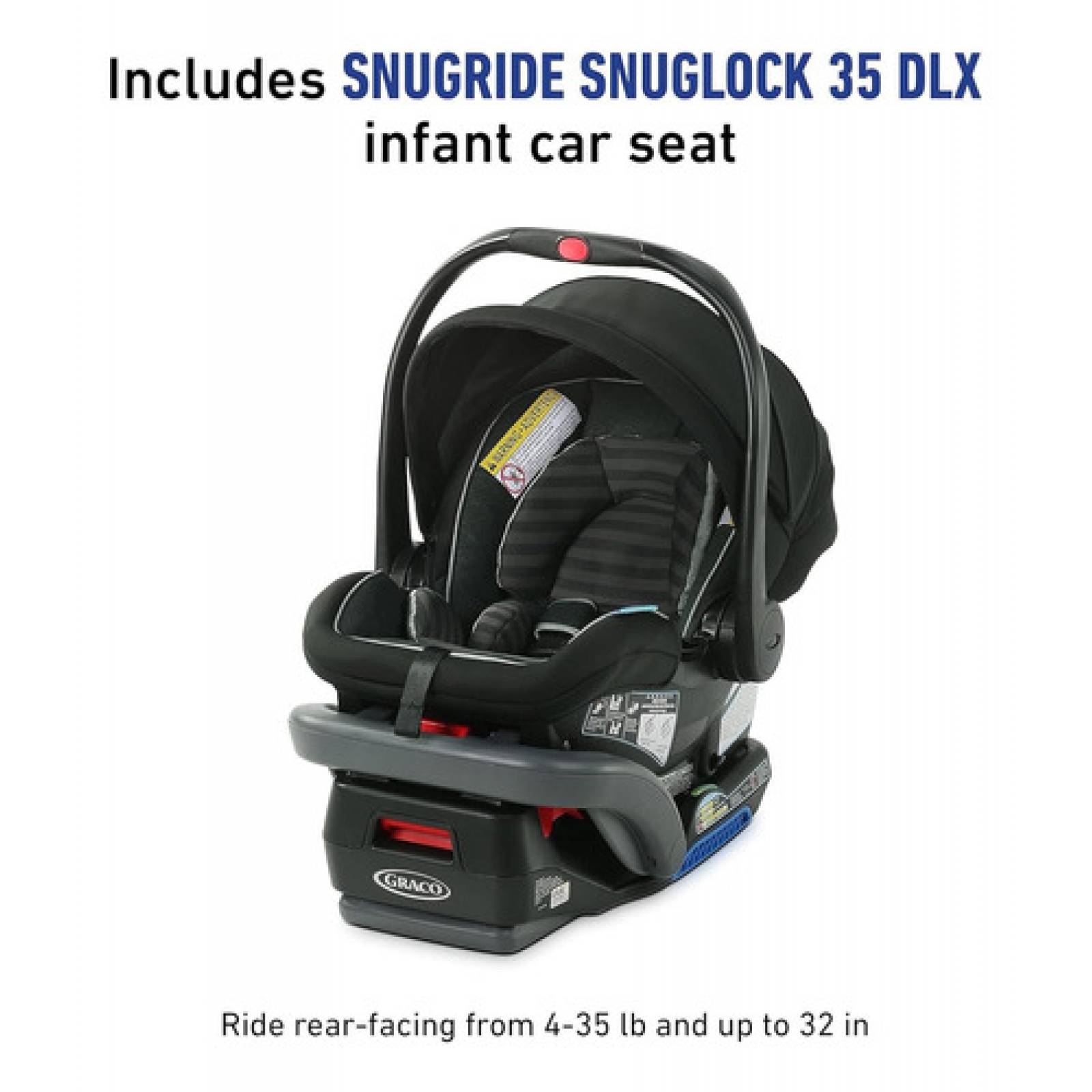 Carriola Y Portabebés Graco 3 En 1 Modes Nest Dlx 7dp05rav