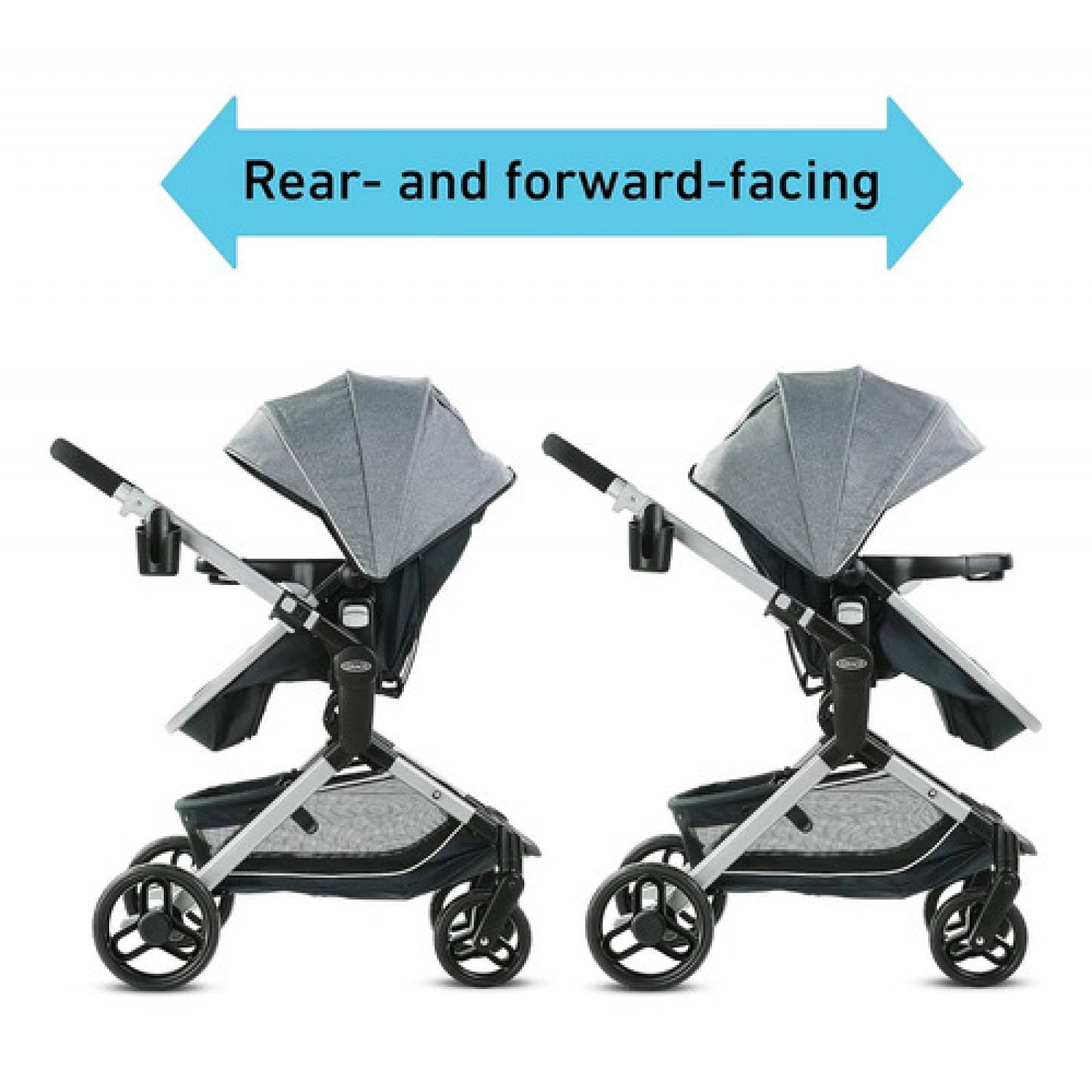 Carriola Y Portabebés Graco 3 En 1 Modes Nest Dlx 7dp05rav