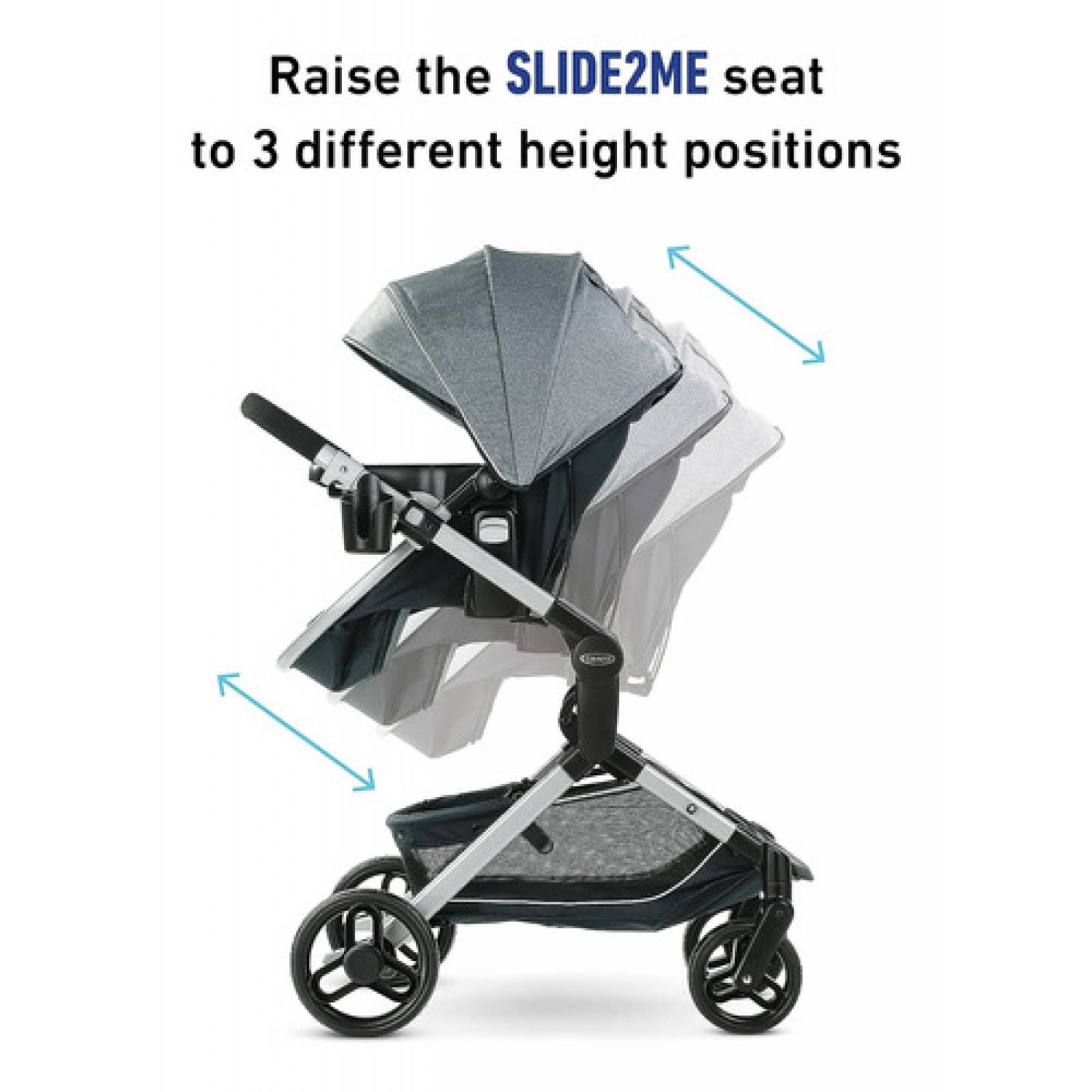 Carriola Y Portabebés Graco 3 En 1 Modes Nest Dlx 7dp05rav