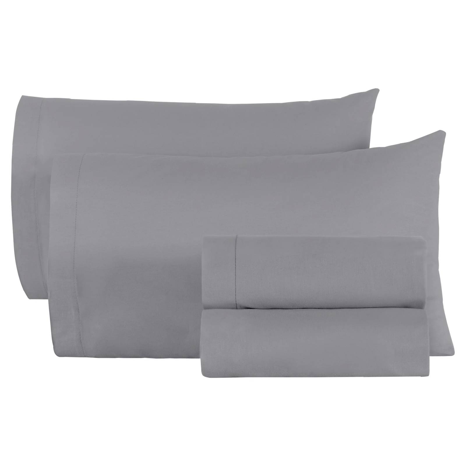 Sábanas Queen Size 100% Algodón , Color Gris