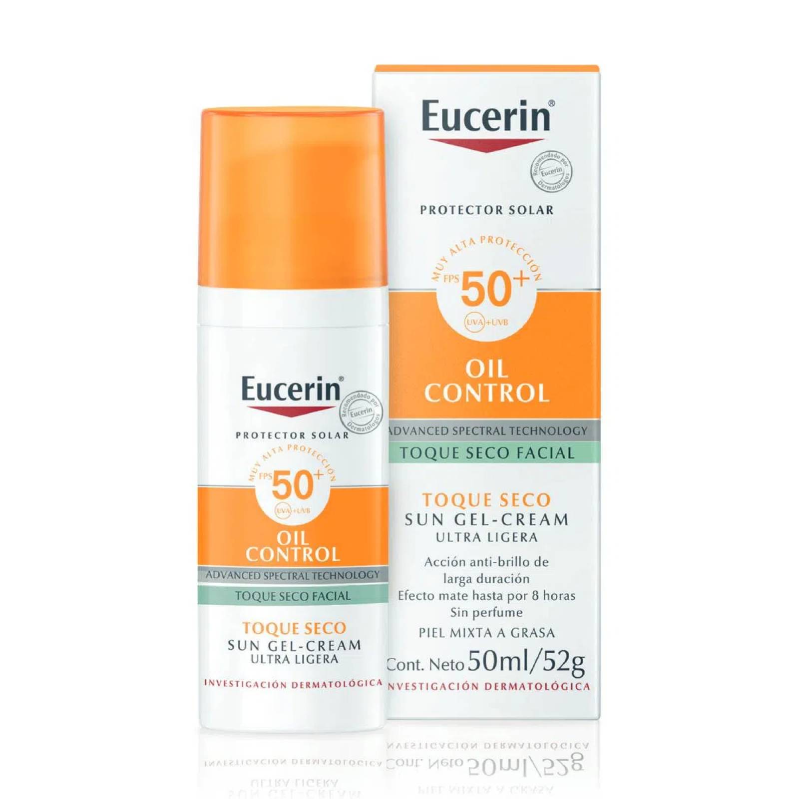 Eucerin Sun Face Oil Control Spf50+ 50 ml