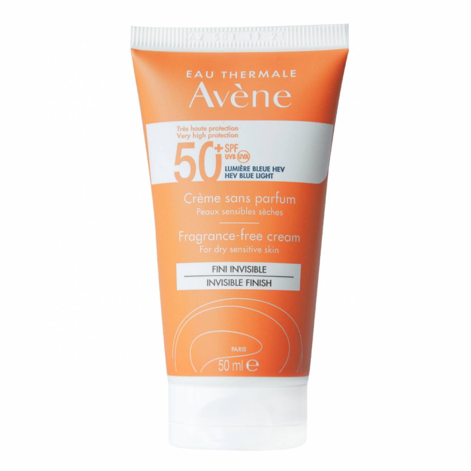 Avene Crema sin color FPS 50+ Ep de 50 ml