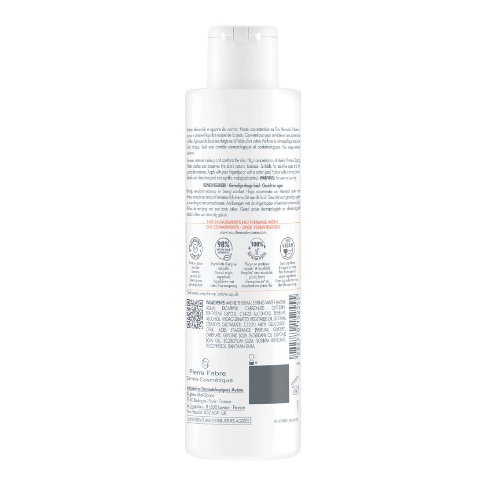 Avene Leche Desmaquillante 200 ml