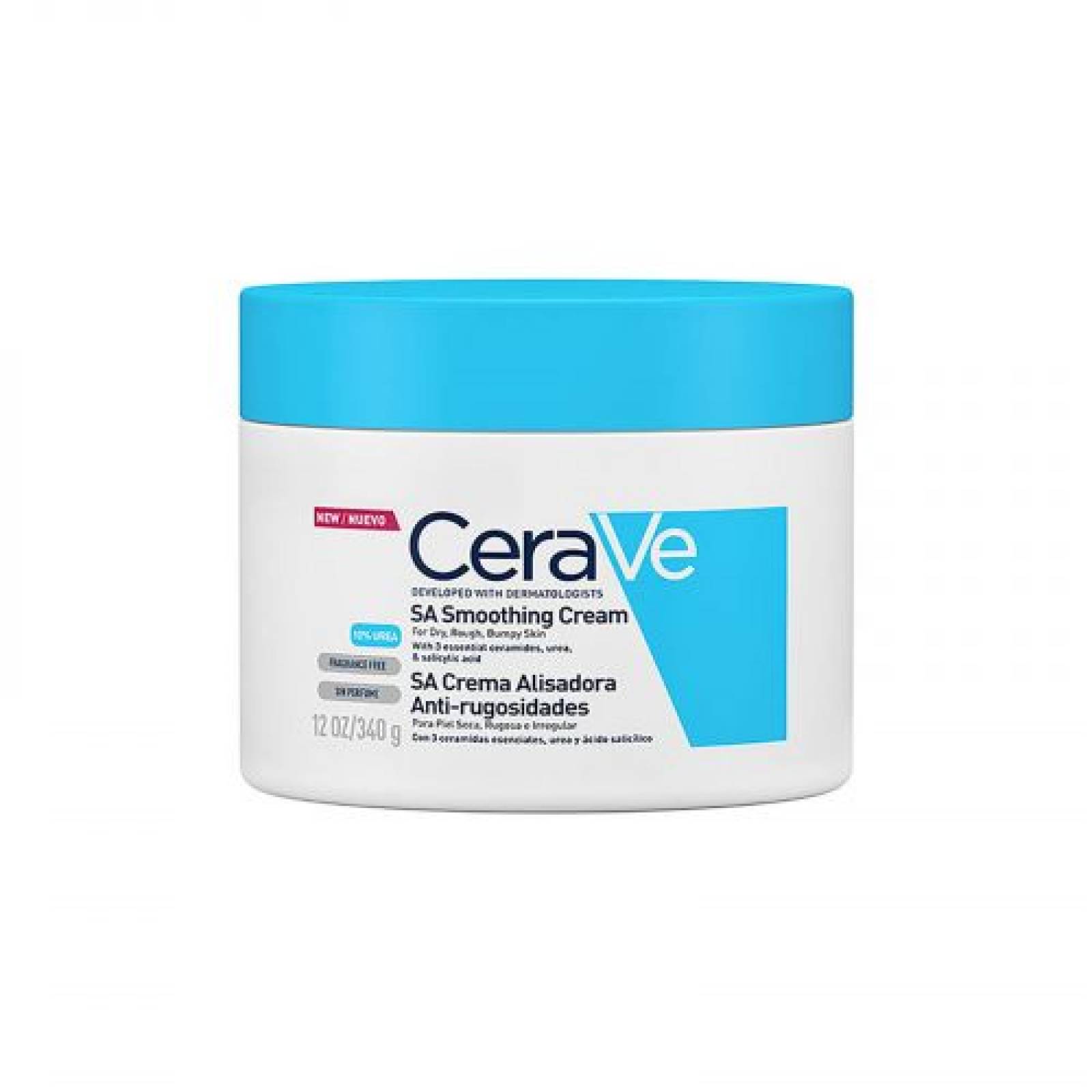 Cerave Crema Alisadora Anti-Rugosidades Smoothing 12 oz /340 ml