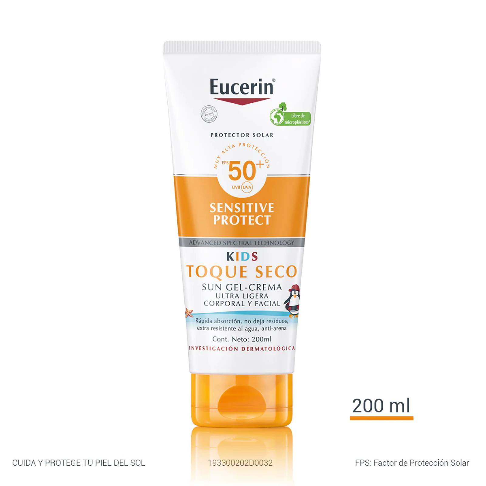 Eucerin Sun Kids Gel Crema Dry Touch Spf50+ 200 ml