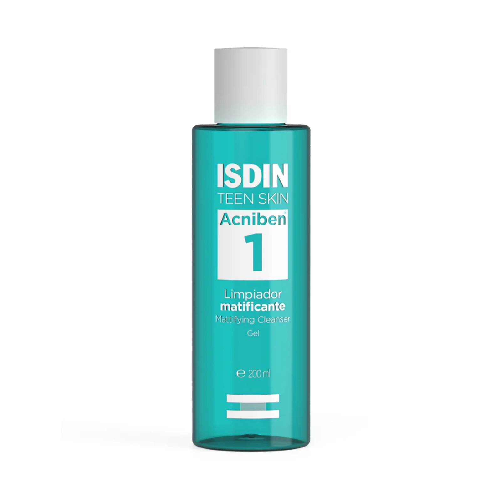Isdin Acniben Limpiador Matificante Para Piel Grasa Gel 200 ml