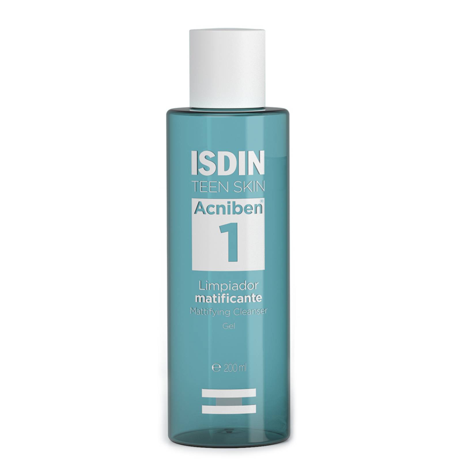Isdin Acniben Limpiador Matificante Para Piel Grasa Gel 200 ml