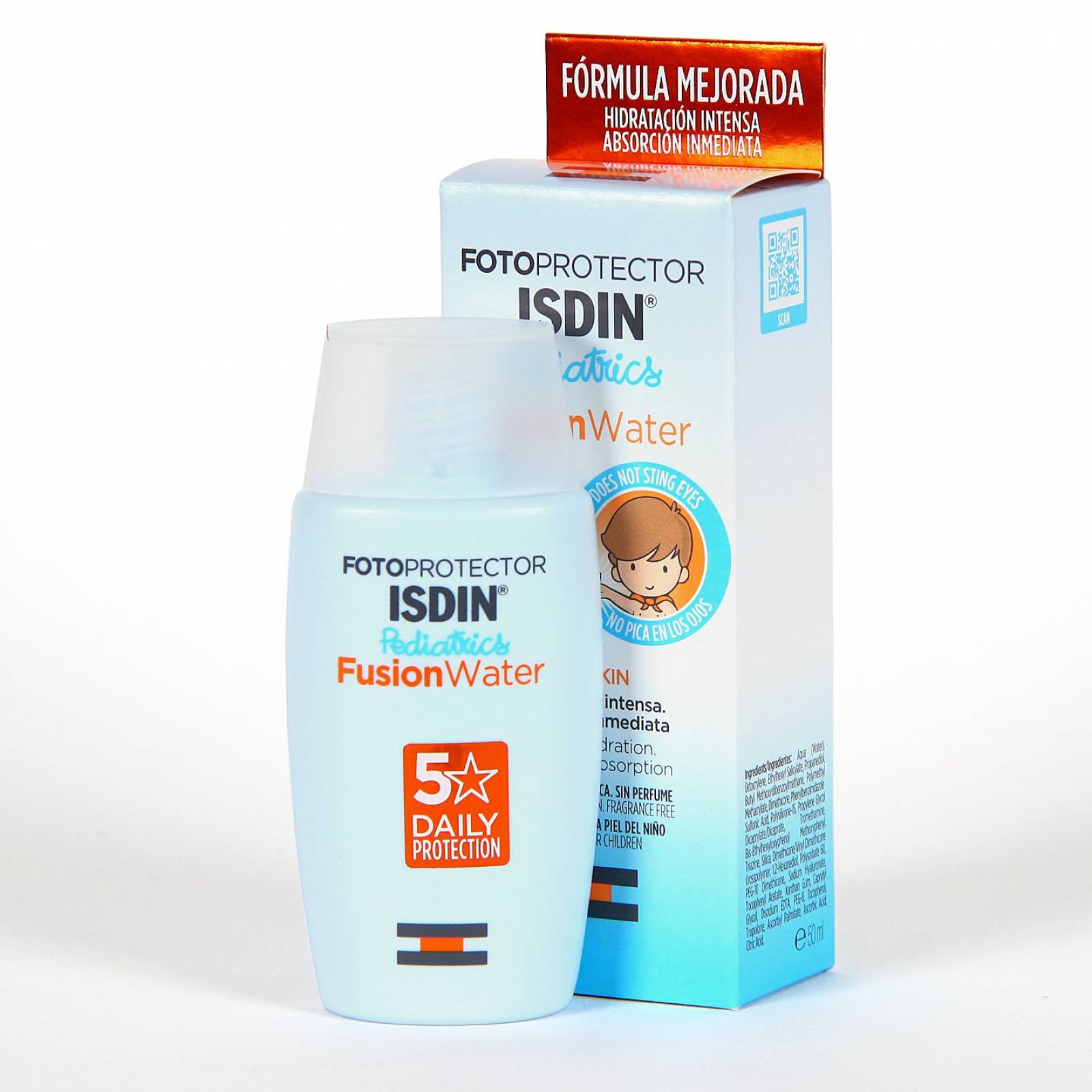 Isdin Fotoprotector Fusion Water Pediatrics Spf50 50 ml