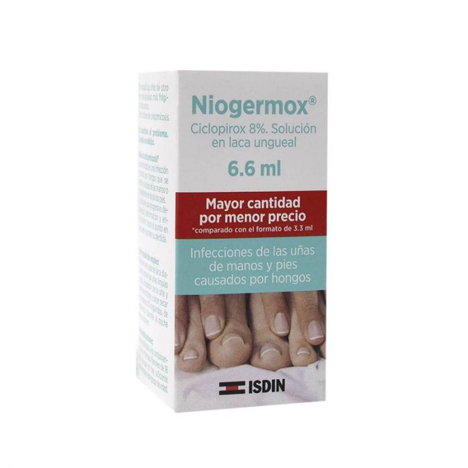 Isdin Niogermox  Solución 8% Ciclopirox 6.6 ml