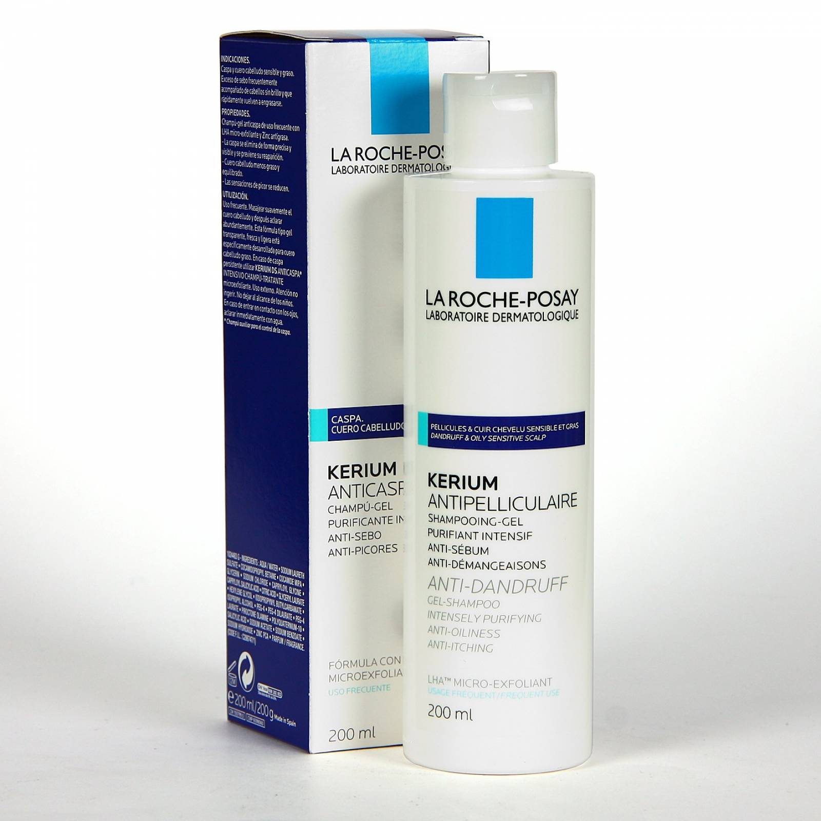 La Roche Posay Kerium Shampoo Caspa Grasa 200 ml