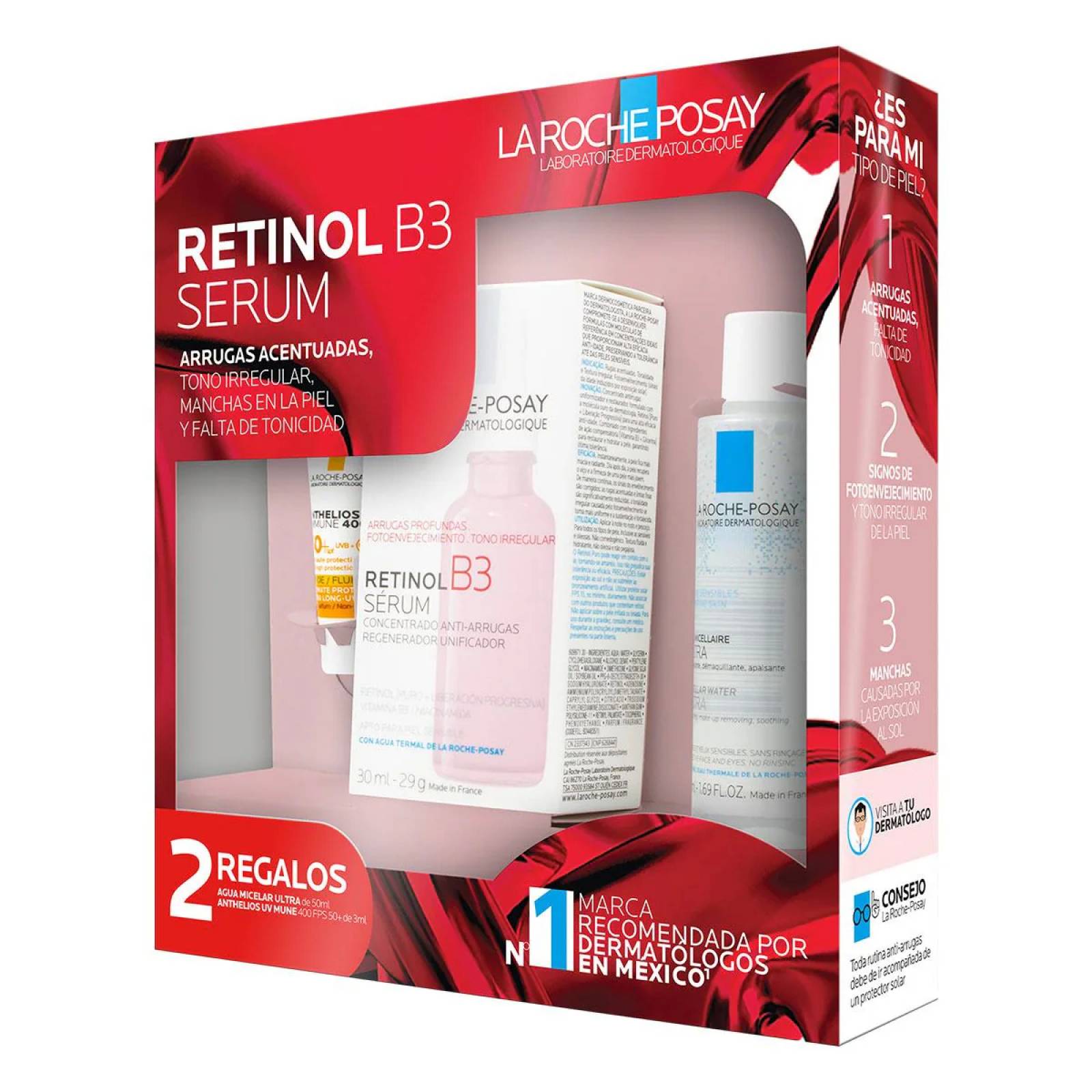 La Roche Posay Kit Retinol B3 Serum, Concentrado Para Arrugas Profundas