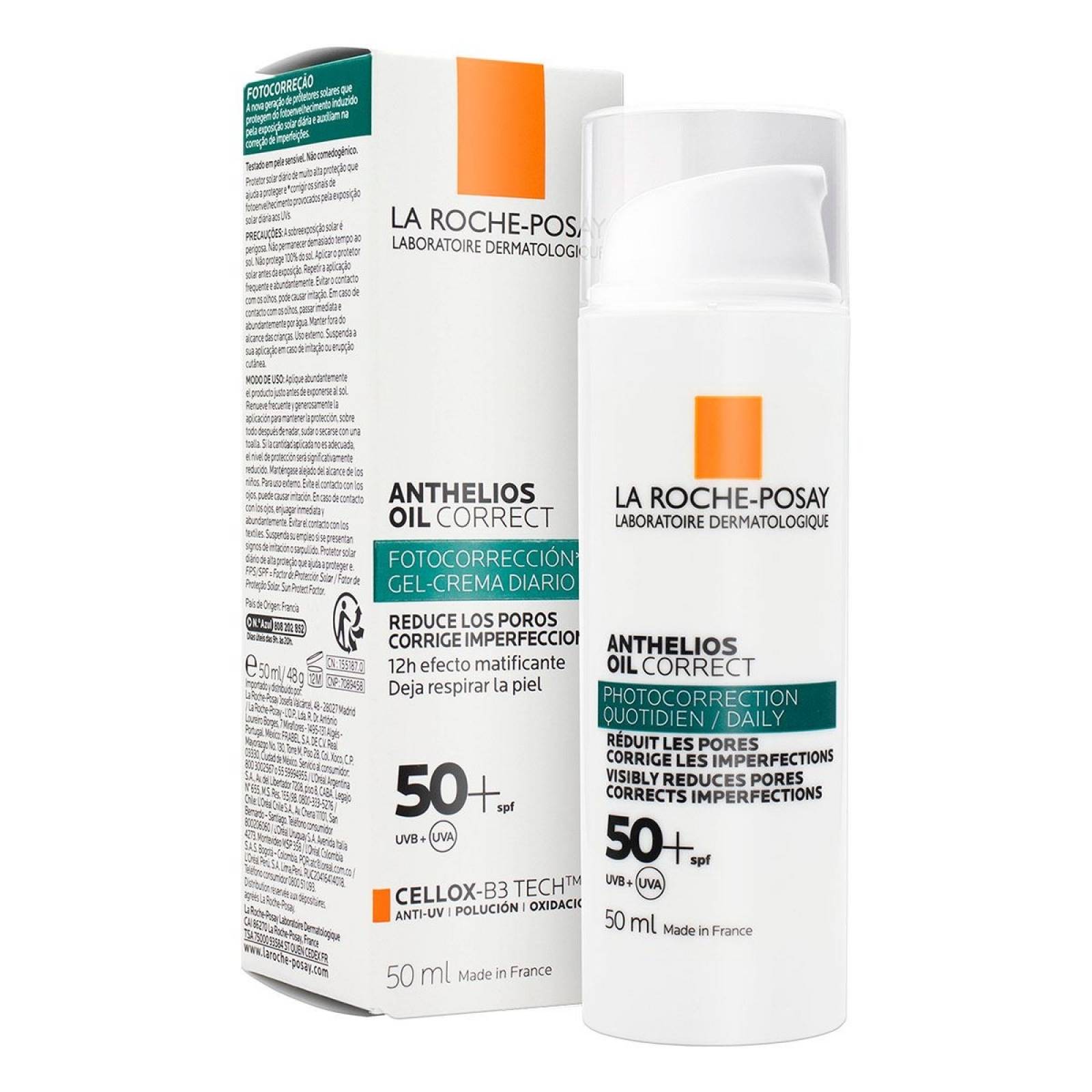 La Roche Posay Anthelios Uvd Oil Correct T50ml 50+
