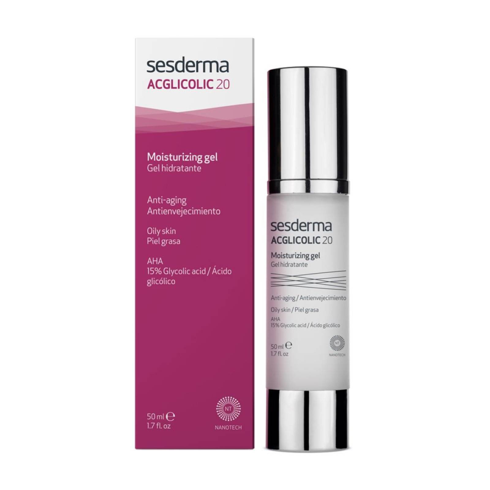 Sesderma Acglicolic 20 Gel Hidratante.50 ml