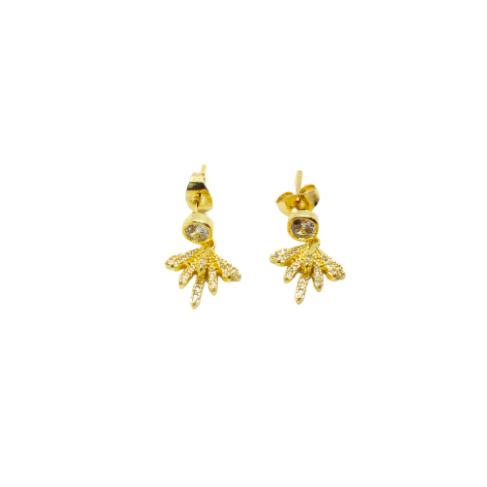 ARETES PATA DE GALLO