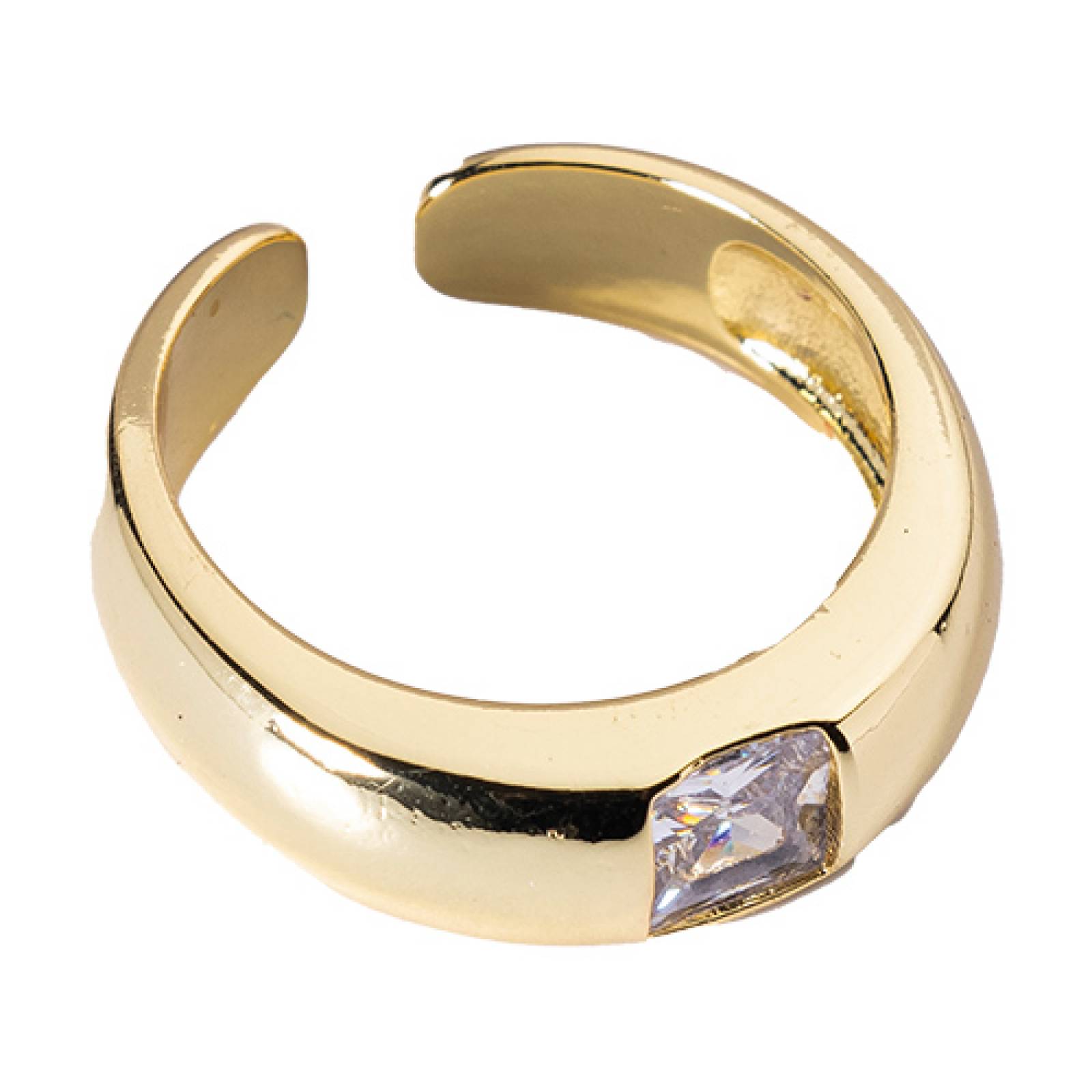 ANILLO CIRCONIA CUADRADA