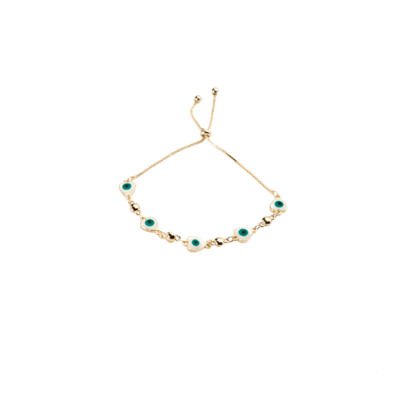 PULSERA OJO TURCO VERDE