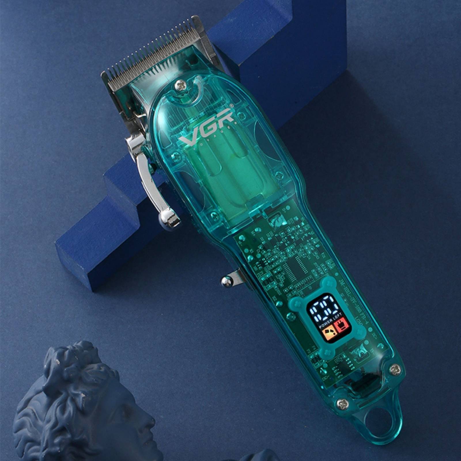 Vgr V-660 Clipper Recortadora De Cabello Profesional Recargable Máquina Inalámbrica Con Batería De Larga Duración Ideal Para Barbero, Barbería Y Hogar, Cuchillas De Acero Inoxidable