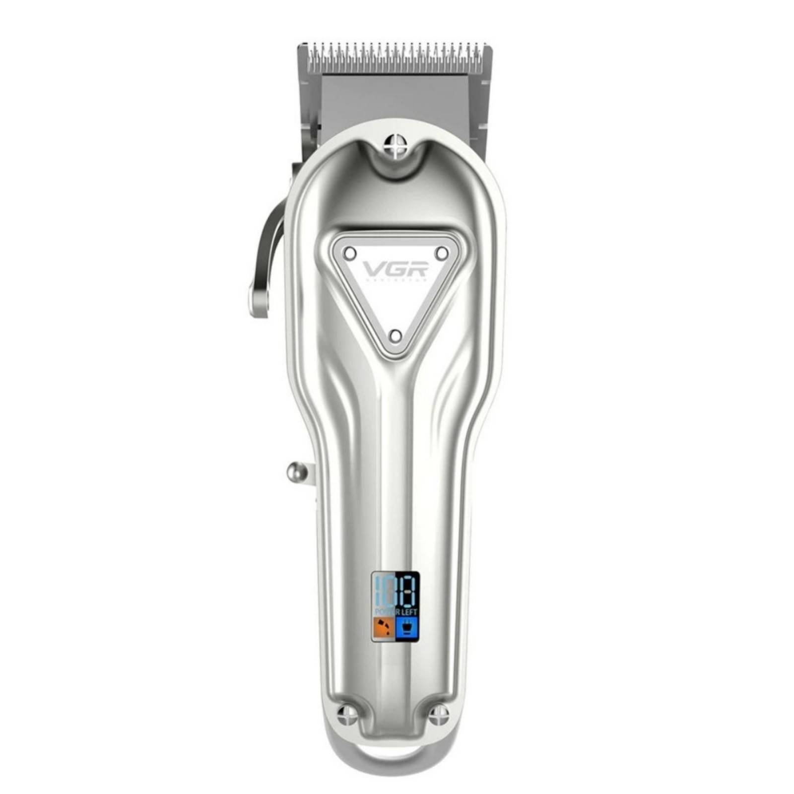 Vgr V-134 Clipper Recortadora De Cabello Profesional Recargable Máquina Inalámbrica Con Batería De Larga Duración Ideal Para Barbero, Barbería Y Hogar, Cuchillas De Acero Inoxidable