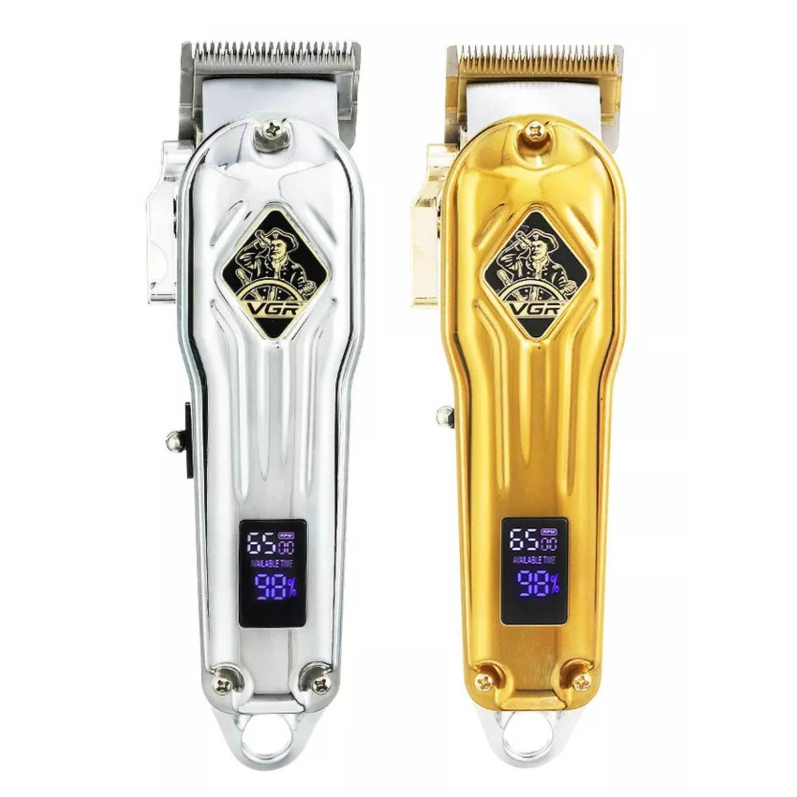 Vgr V-267 Clipper Recortadora De Cabello Profesional Recargable Máquina Inalámbrica Con Batería De Larga Duración Ideal Para Barbero, Barbería Y Hogar, Cuchillas De Acero Inoxidable