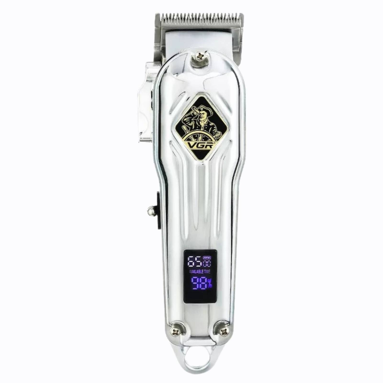 Vgr V-267 Clipper Recortadora De Cabello Profesional Recargable Máquina Inalámbrica Con Batería De Larga Duración Ideal Para Barbero, Barbería Y Hogar, Cuchillas De Acero Inoxidable