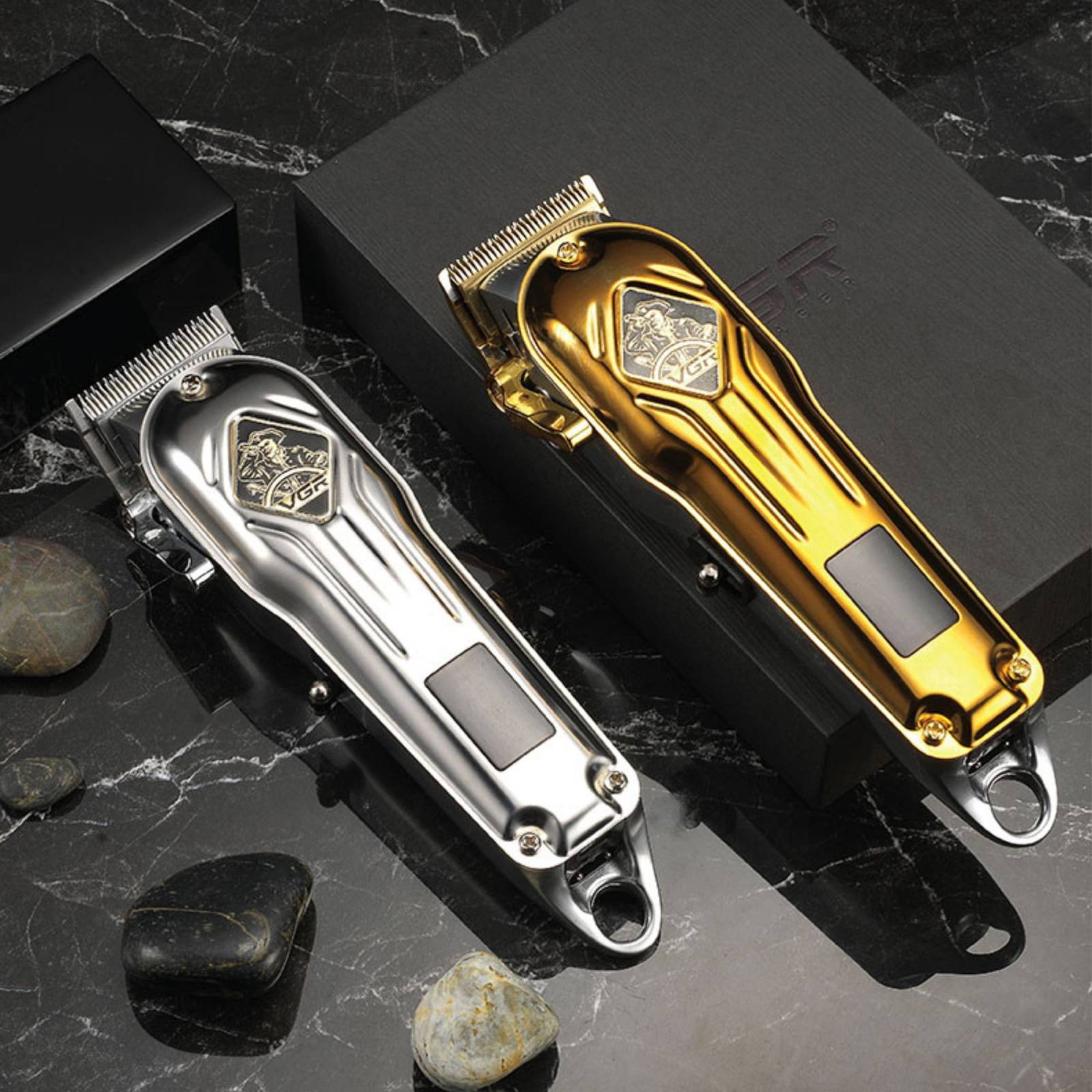 Vgr V-267 Clipper Recortadora De Cabello Profesional Recargable Máquina Inalámbrica Con Batería De Larga Duración Ideal Para Barbero, Barbería Y Hogar, Cuchillas De Acero Inoxidable