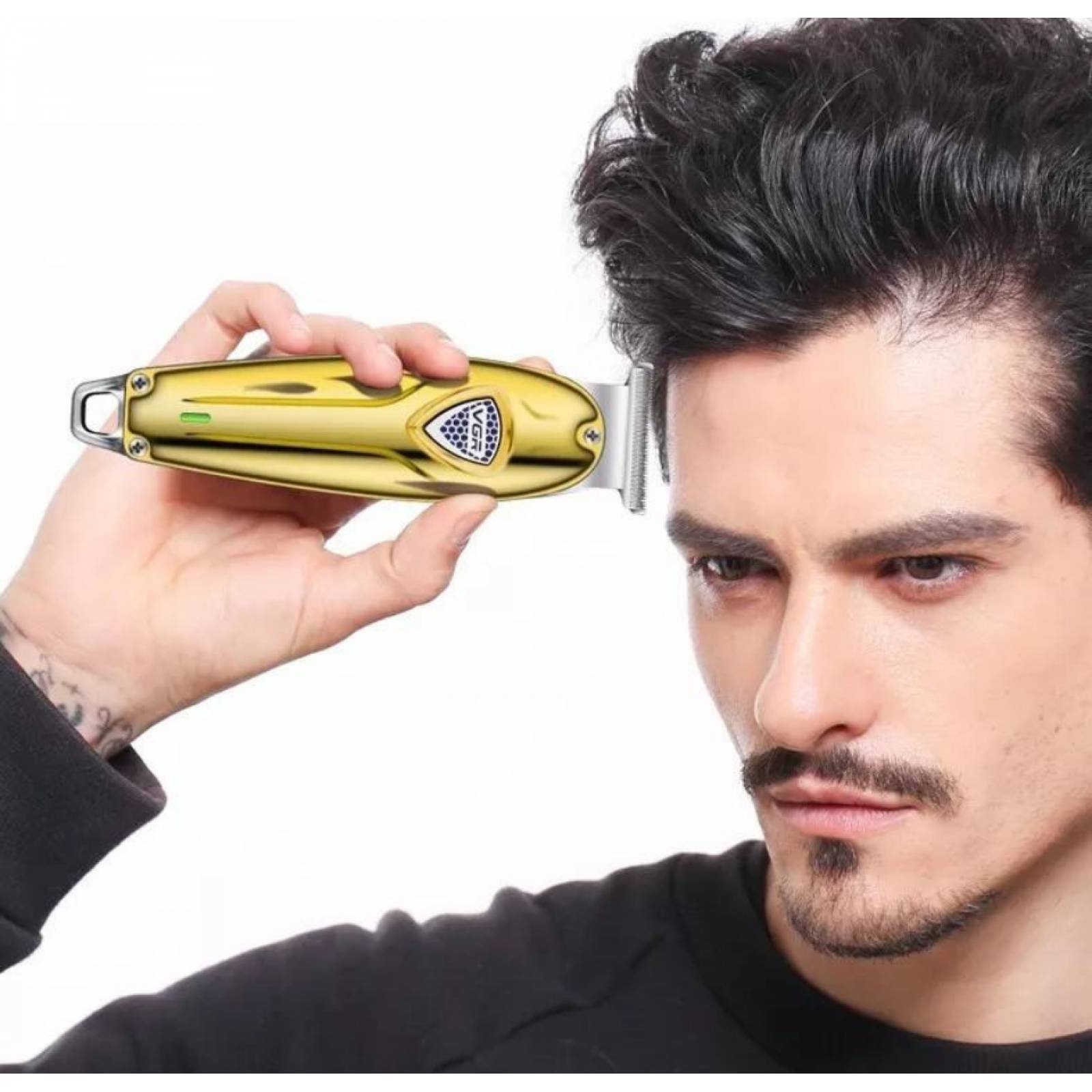 Vgr V-188 Trimmer Perfiladora Terminadora Detailer De Cabello Profesional Recargable Máquina Inalámbrica Con Batería De Larga Duración Ideal Para Barbero, Barbería, Hogar, Cuchillas De Acero Inoxidable