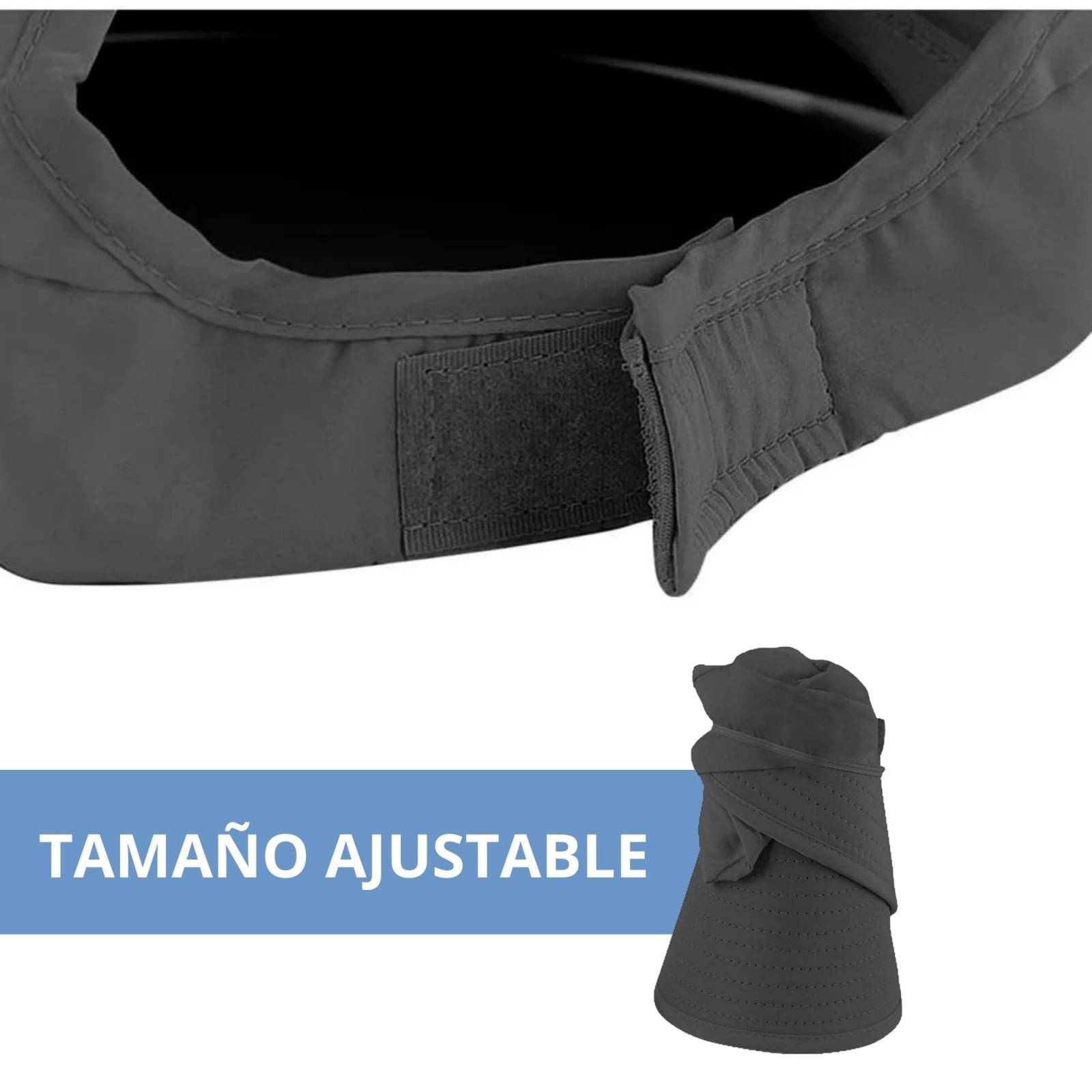 Sombrero Para Sol Dama Playa Primavera Verano Protección Uv (Negro).