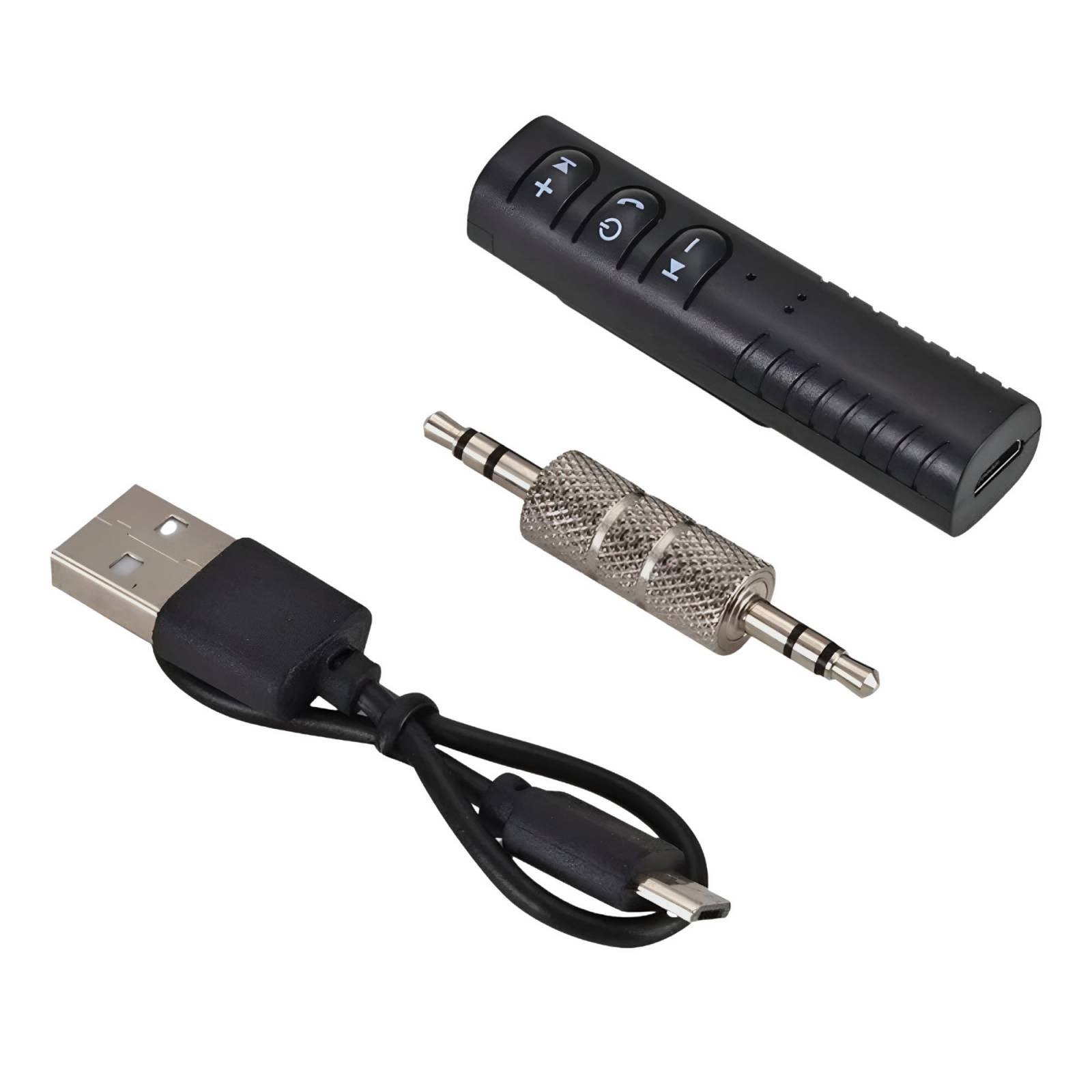  Receptor AUX Bluetooth, [pantalla LED] Adaptador de coche con  micrófono HiFi integrado, 5.0 para coche/estéreo doméstico/auriculares con  cable/altavoz, conexión dual/duración de la batería de 15 horas :  Electrónica