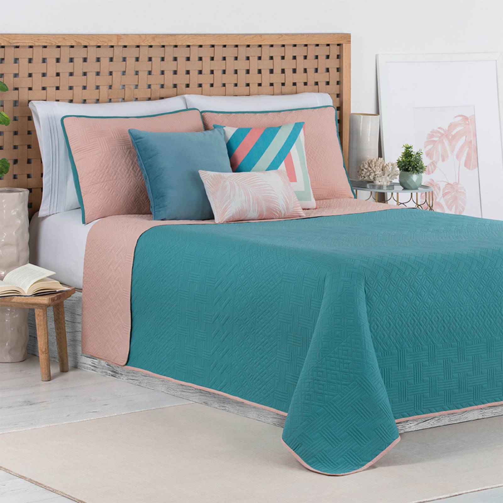 Linen Market - Juego De Funda De Edredón Para Cama Individual, Burst Of