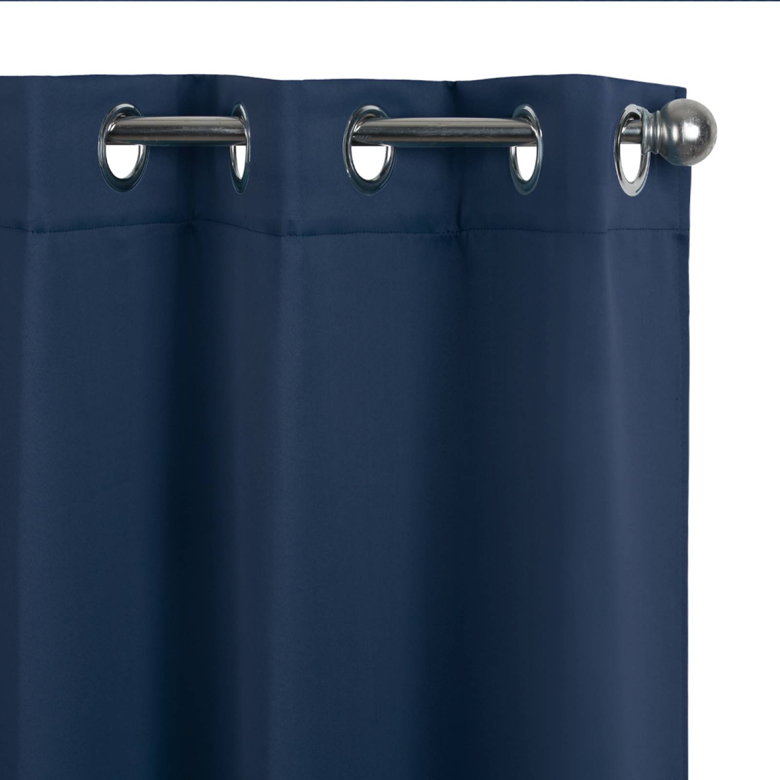 Cortinas Blackout 2.64m X 2.13m En 2 Paneles - Azul marino REAL TEXTIL