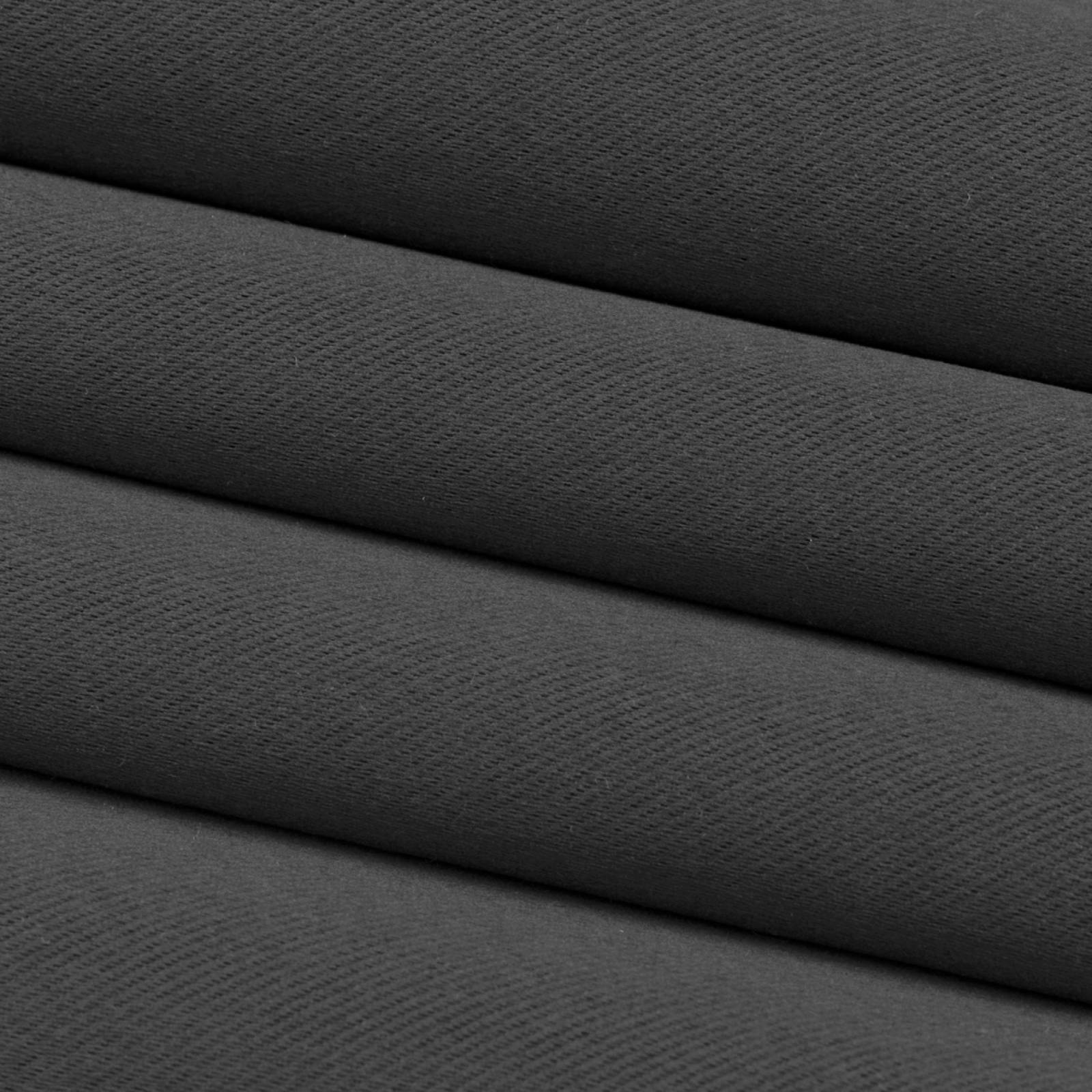 Cortinas Blackout 2.64m X 2.13m En 2 Paneles - Gris oxford REAL TEXTIL