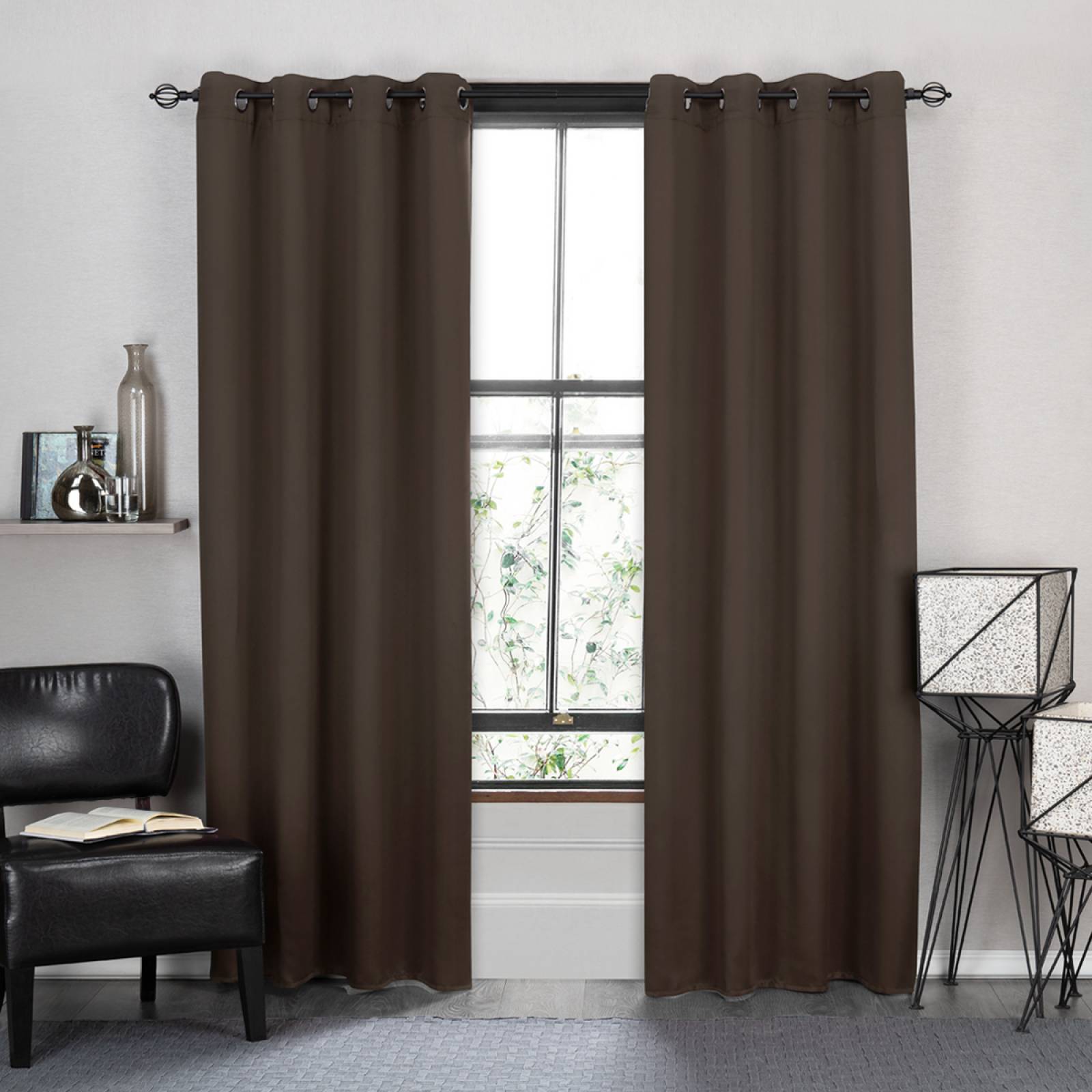 Cortinas Blackout 2.64m X 2.13m En 2 Paneles - Trufa REAL TEXTIL