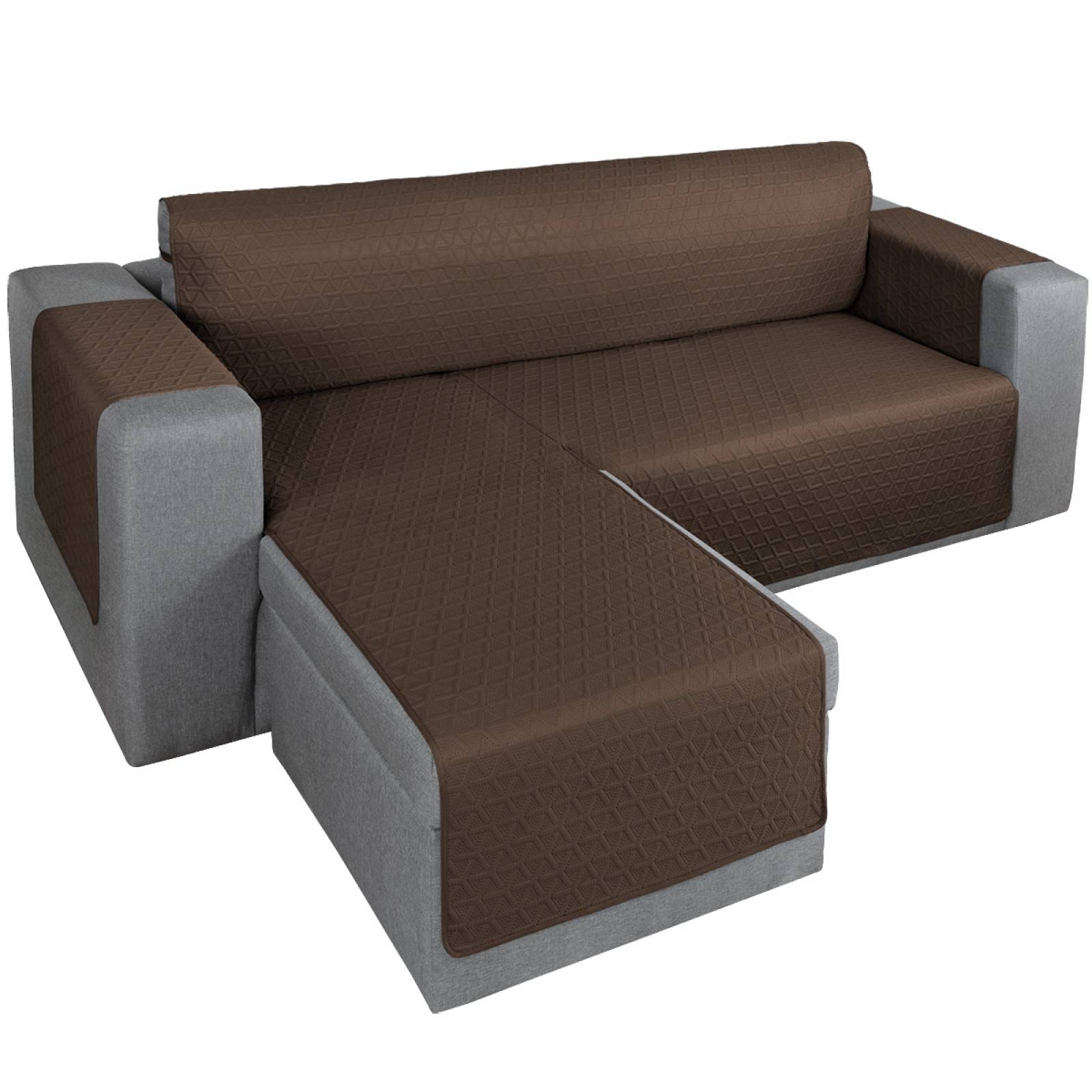 Funda Protectora Para Sofa Impermeable Cobertores Cover De Sala 3 Plazas  Gris US