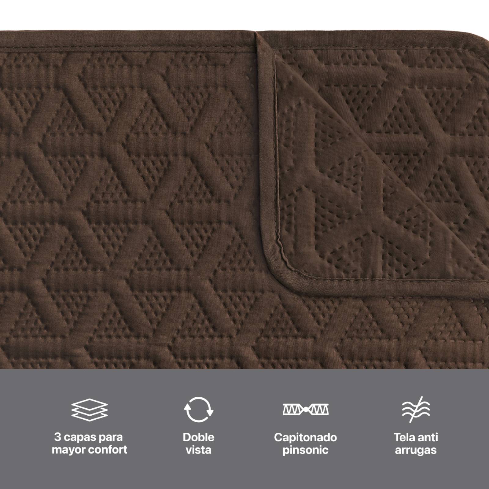 Protector Cubre Sala Funda Sofá En Forma De L Café REAL TEXTIL