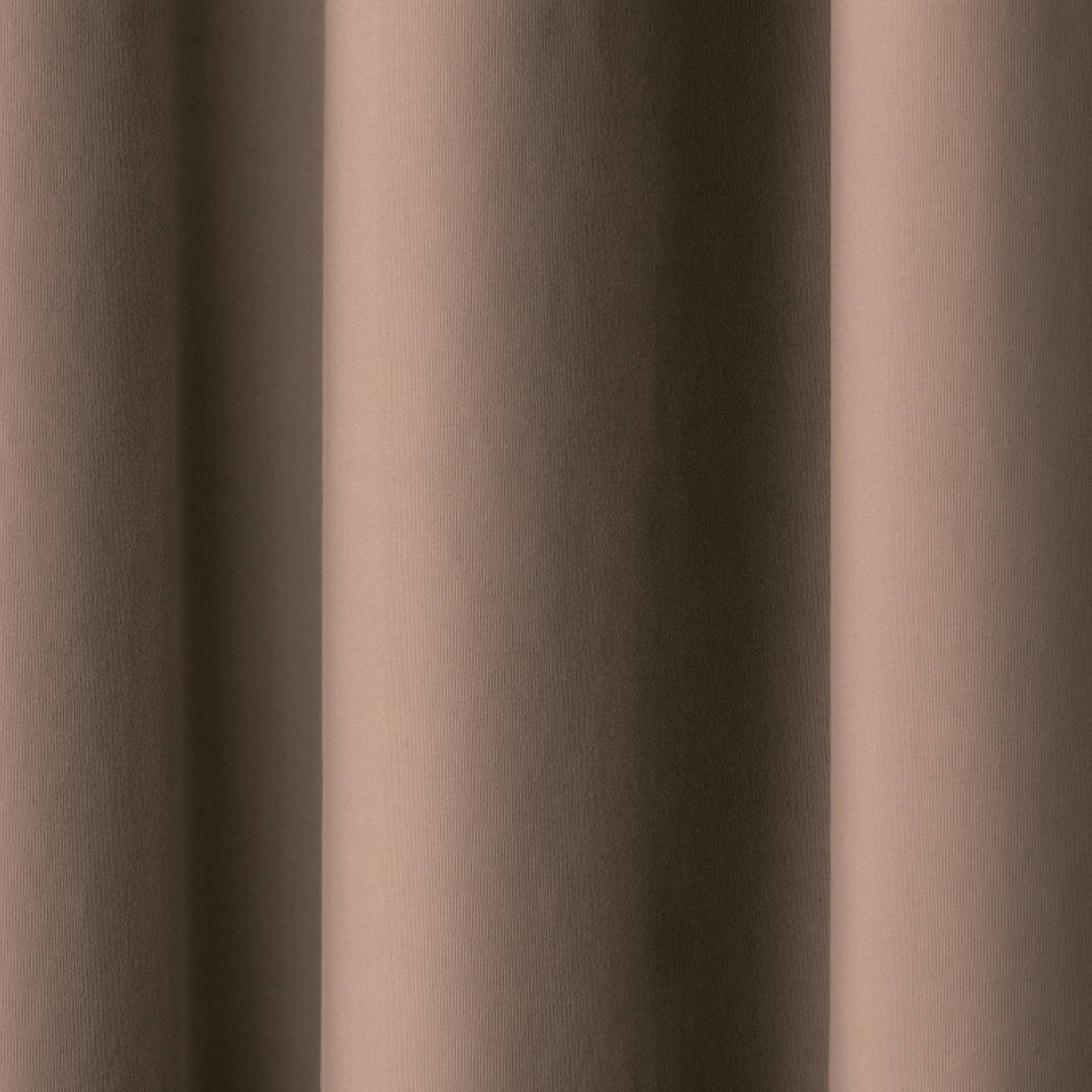 Cortina 2.36x1.80m Con Argollas Café REAL TEXTIL