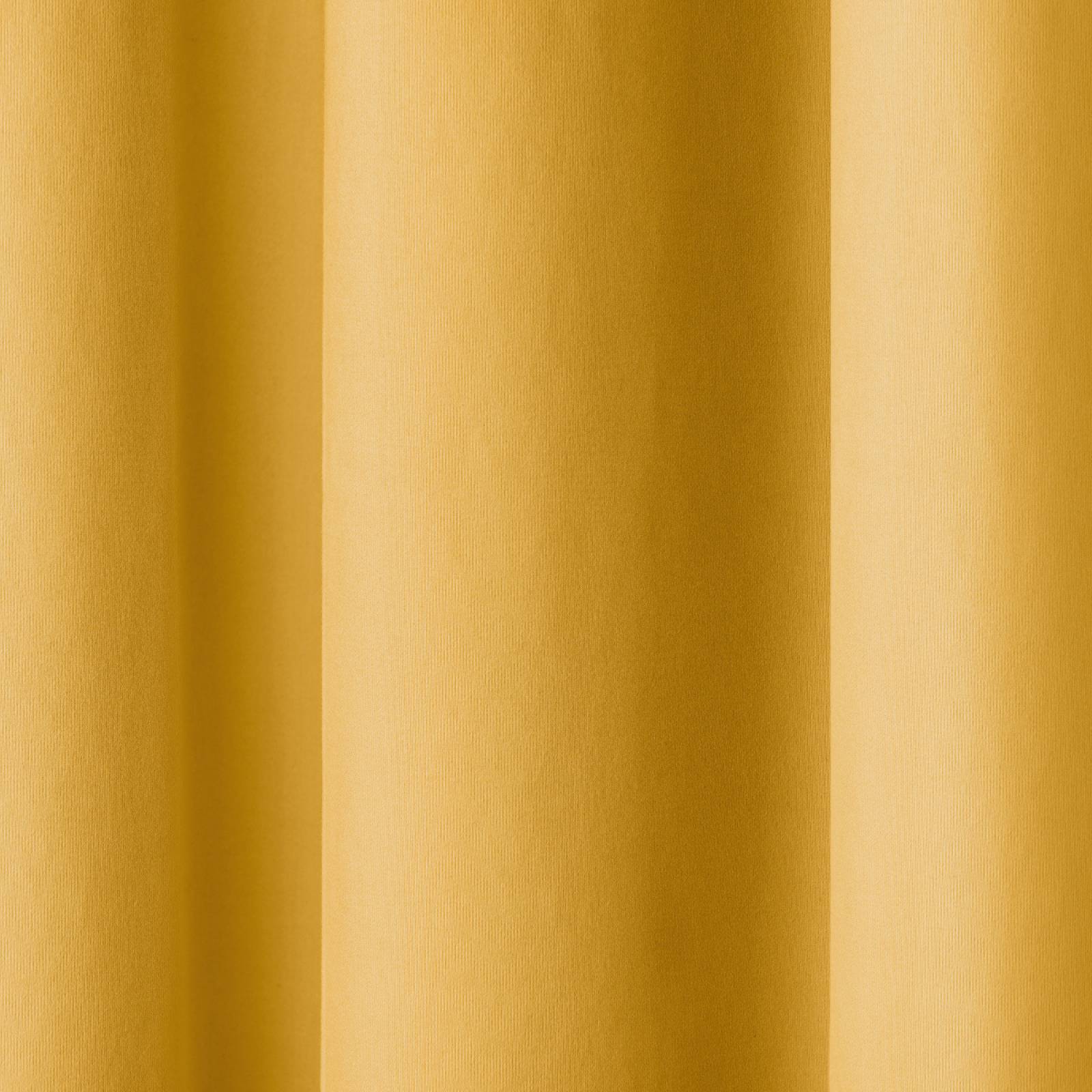 Cortina 2.36x1.80m Con Argollas Mostaza REAL TEXTIL