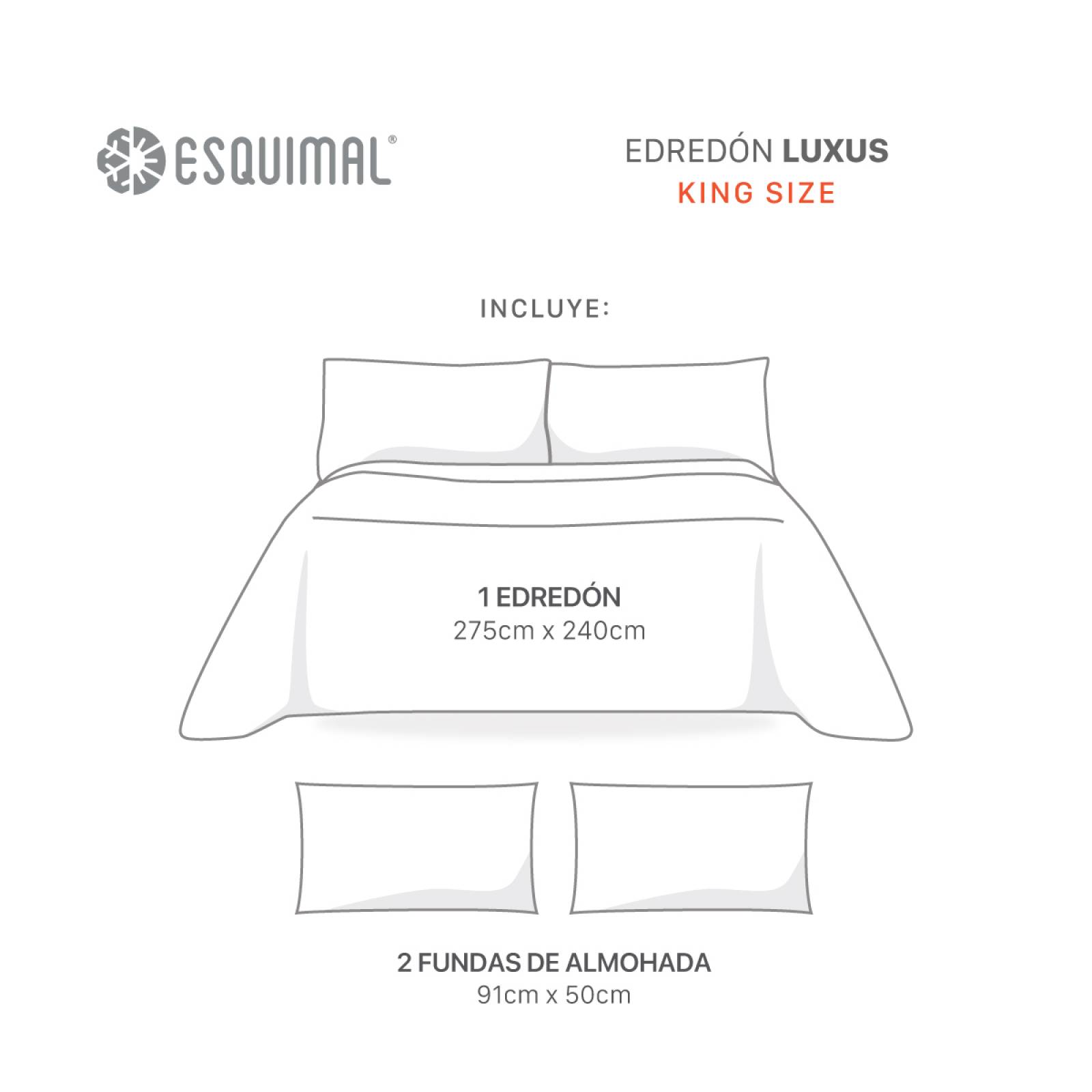 Edredón King Size Doble Vista más 2 Fundas Torre Eiffel ESQUIMAL