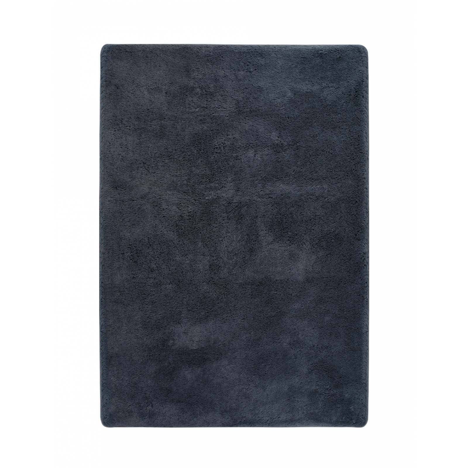 Tapete Alfombra Decorativa Peludo 1.20m X 1.70m - Pimienta-Gris Obscuro ESQUIMAL