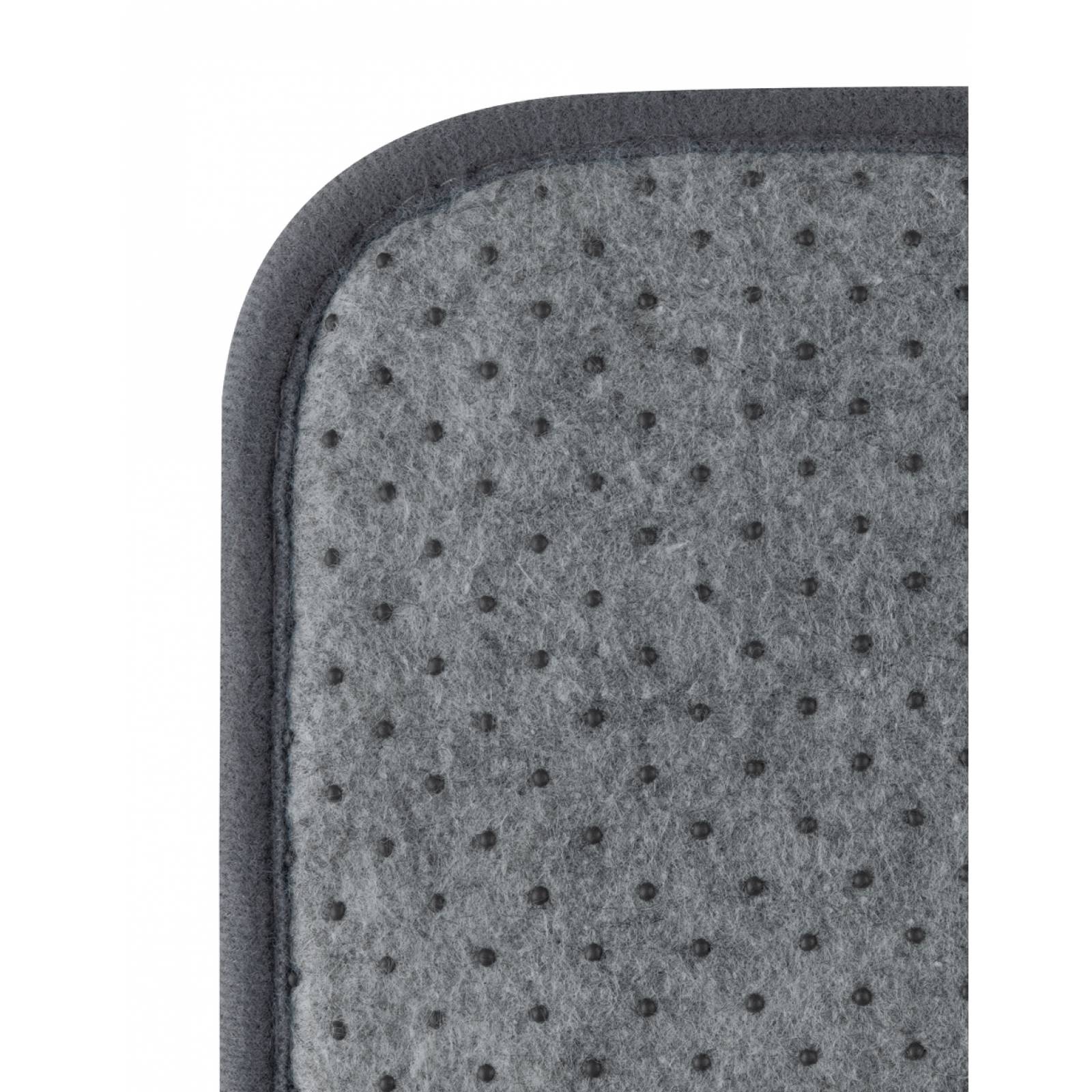 Tapete Alfombra Decorativa Peludo 1.20m X 1.70m - Pimienta-Gris Obscuro ESQUIMAL