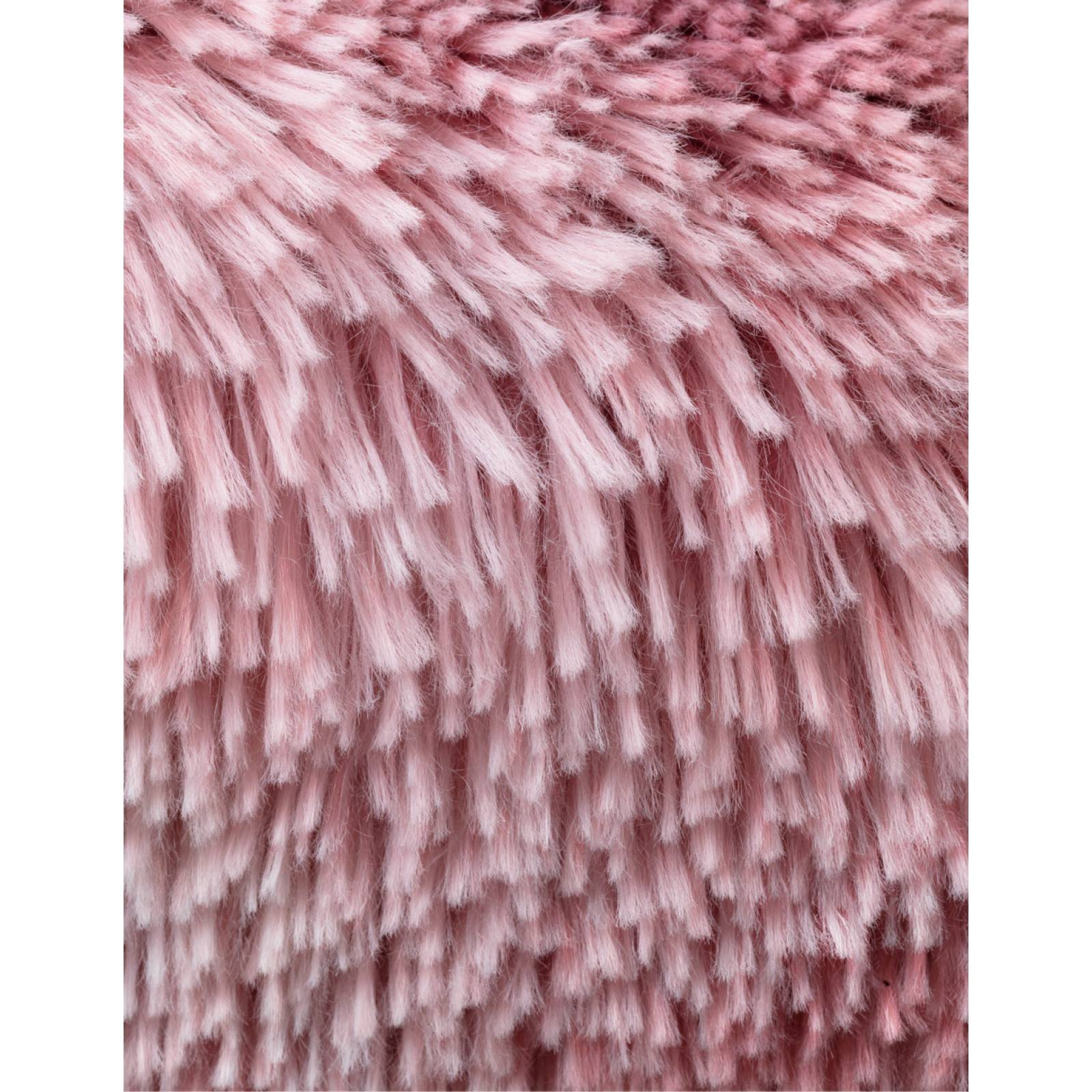 Tapete Alfombra Decorativa Peludo 2.30m X 1.60m - Merengue-Rosa ESQUIMAL