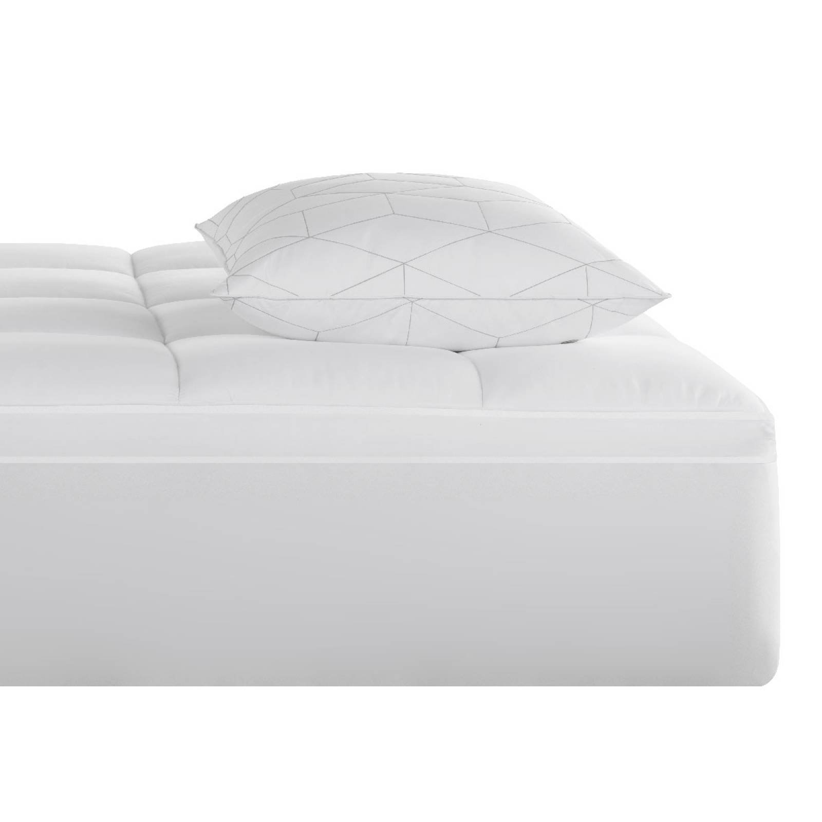 Cubre Colchón King Size 100% Algodón Blanco ESQUIMAL BY RESTER