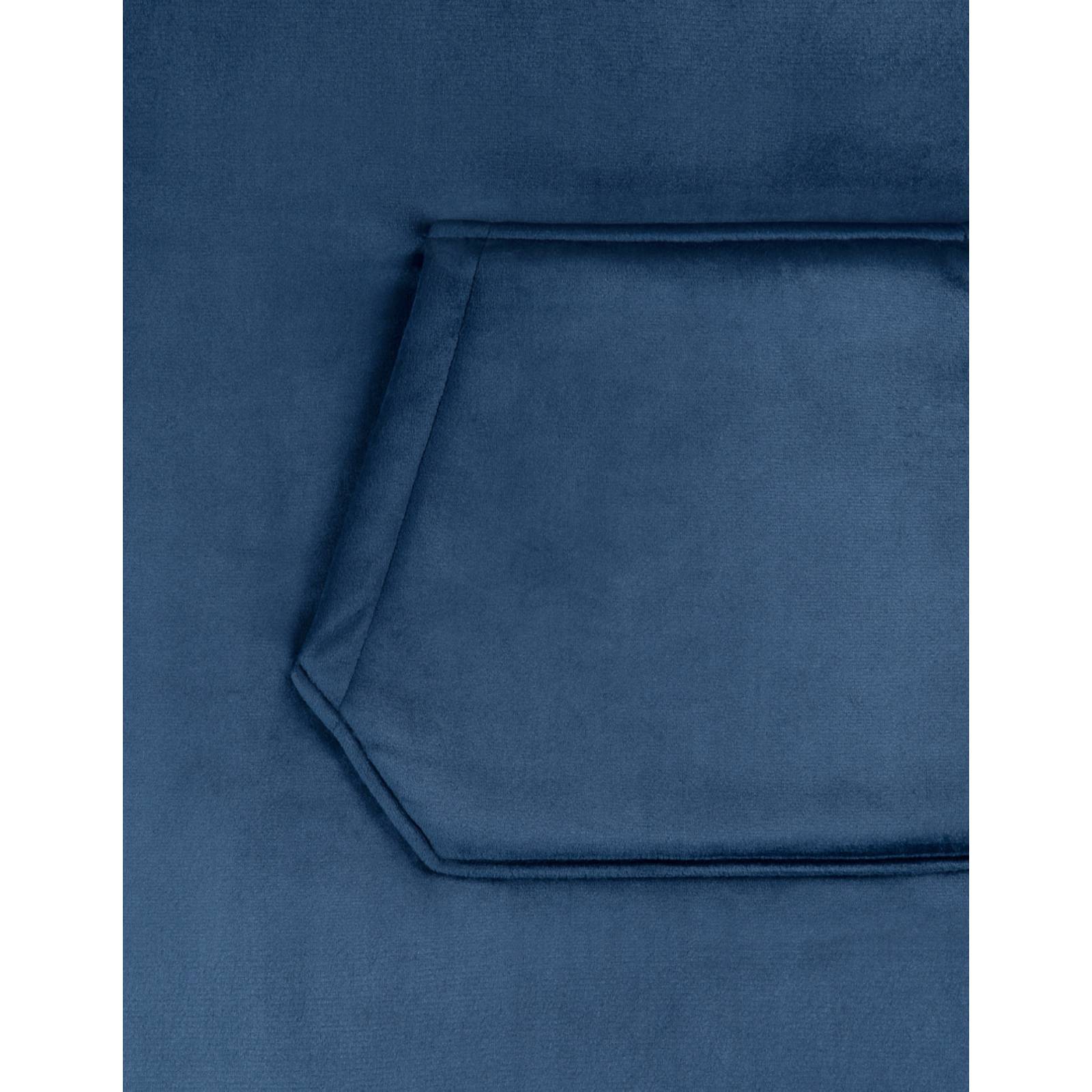 Sudadera Cobija Con Capucha Y Borrega Para Niña - Azul ESQUIMAL