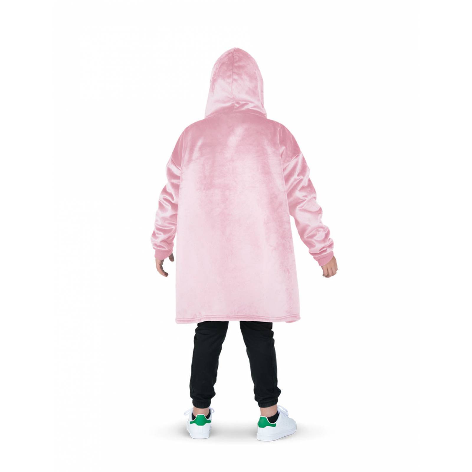 Sudadera Cobija Con Capucha Y Borrega Para Niño - Rosa ESQUIMAL